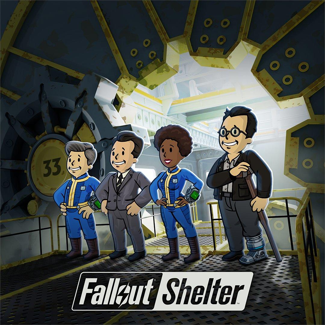 Четыре жителя Убежища из серии Fallout теперь находятся в Fallout Shelter