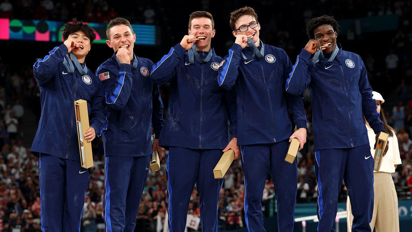 2024 Olympics: United States men's gymnastics wins bronze medal ending 16-year drought in return to glory