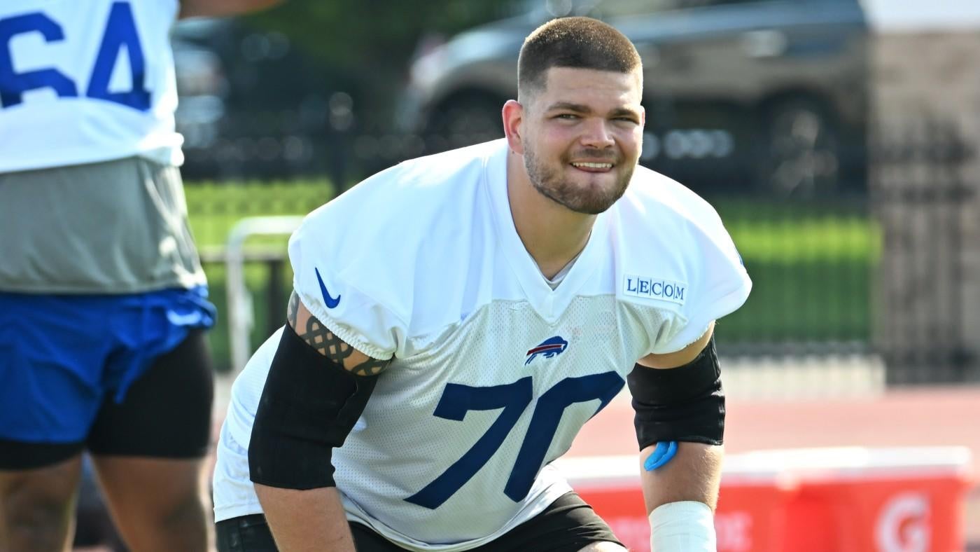 Bills offensive lineman Alec Anderson taken to hospital during training camp due to heat-related issues