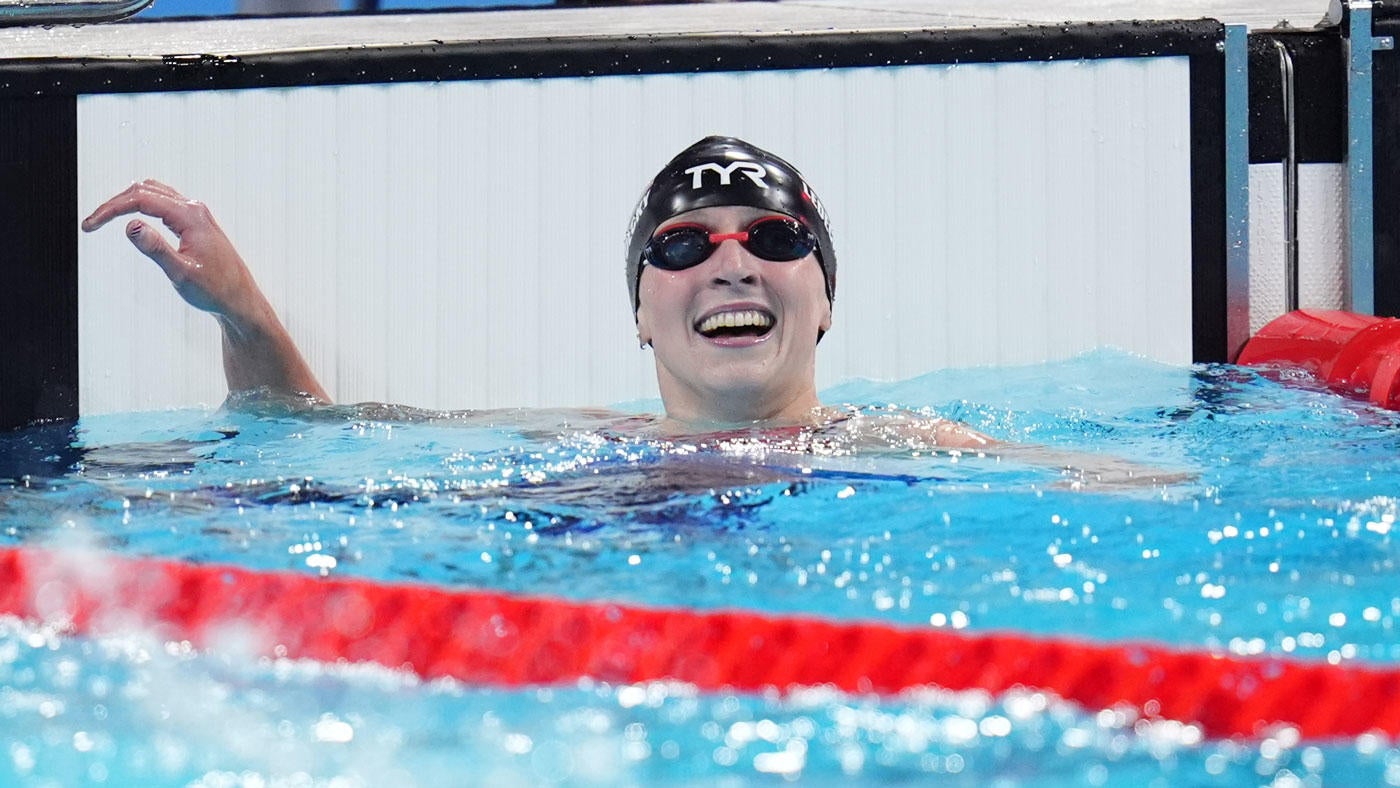 2024 Olympics: Katie Ledecky becomes first woman to win four gold medals in event taking 800-meter freestyle