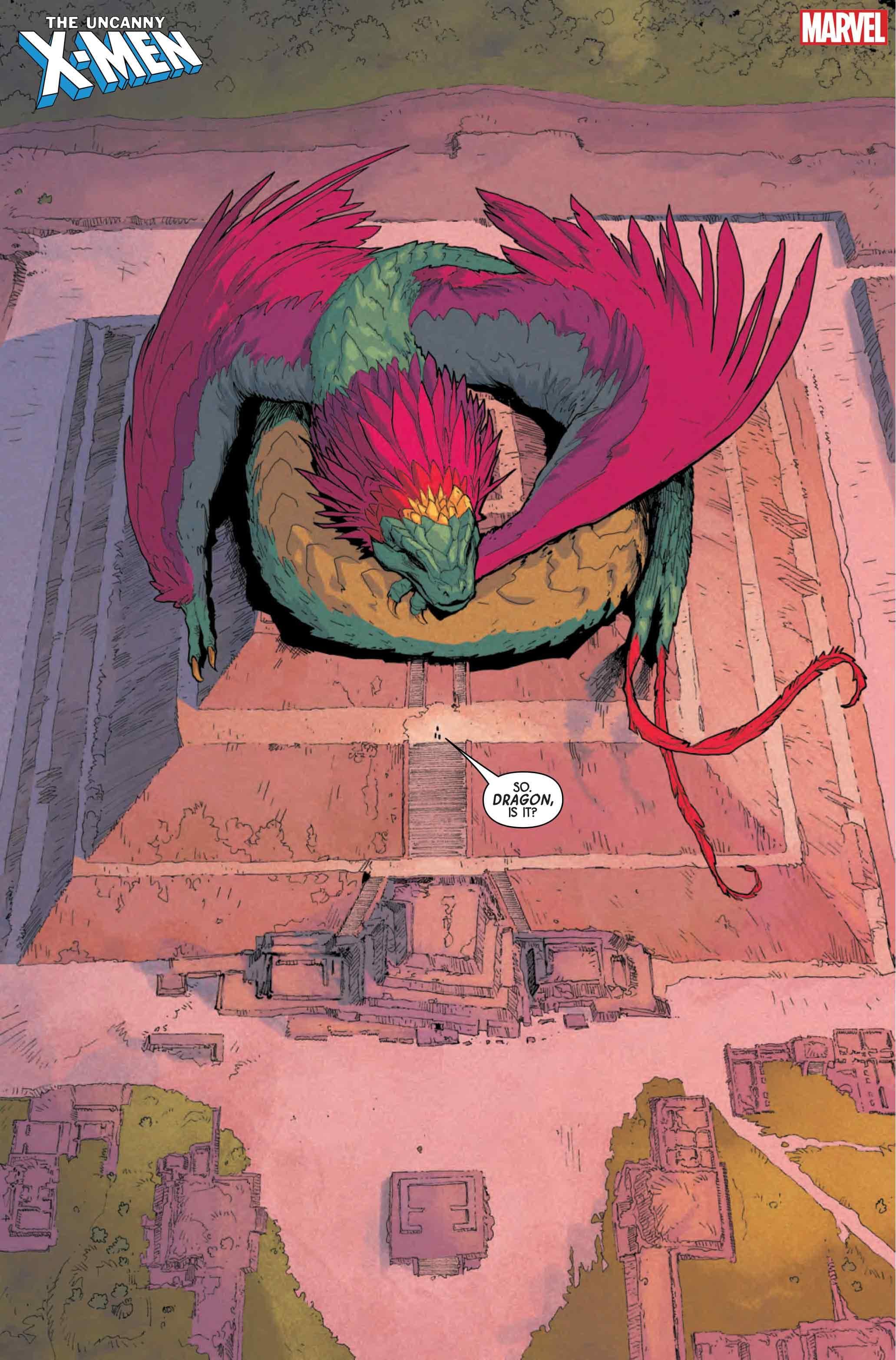 Uncanny X-Men Fight an Asgard Dragon in New Marvel Preview