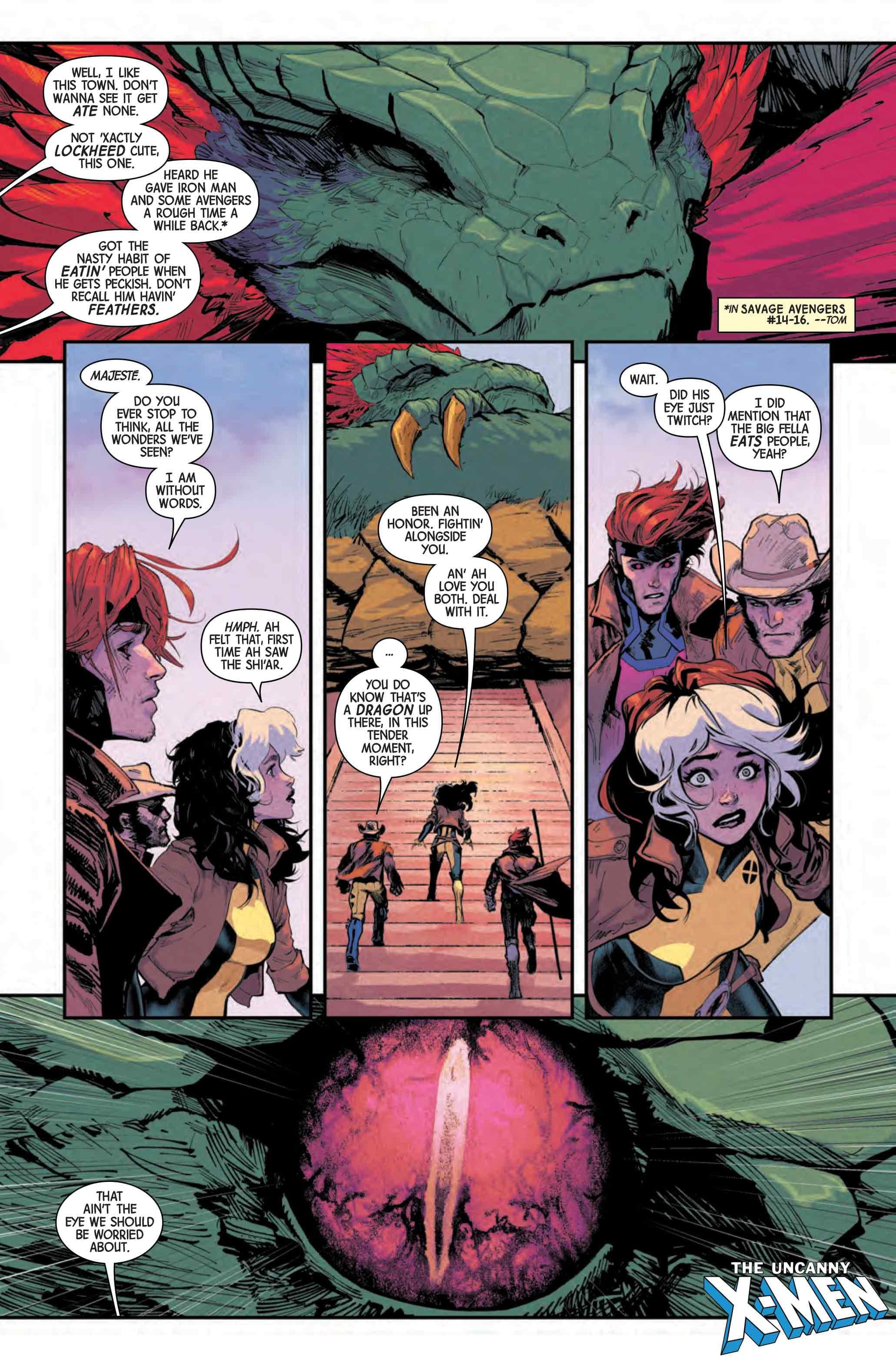 Uncanny X-Men Fight an Asgard Dragon in New Marvel Preview