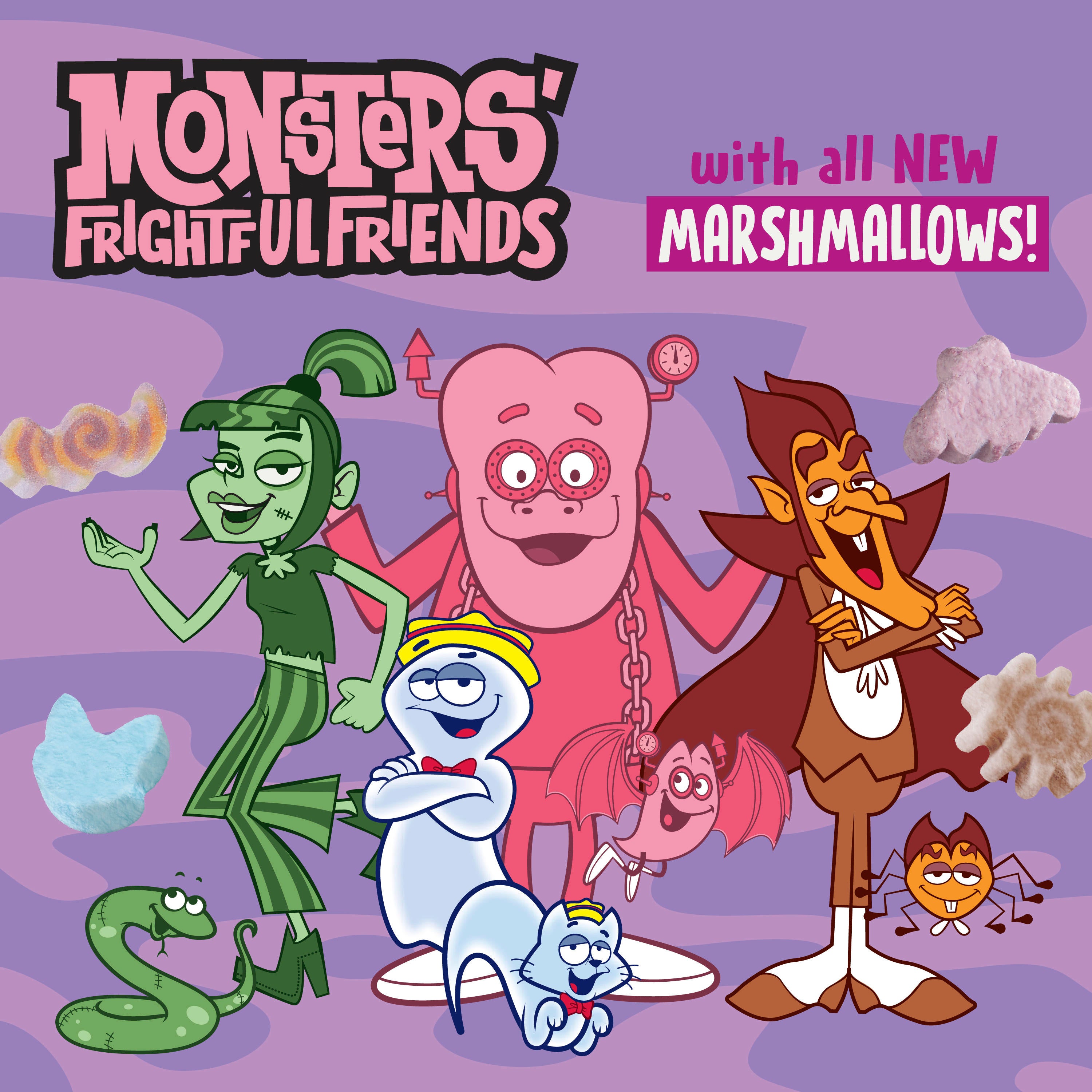 Представлена ​​линейка Monster Cereals к Хэллоуину, любимые талисманы получают животных-компаньонов