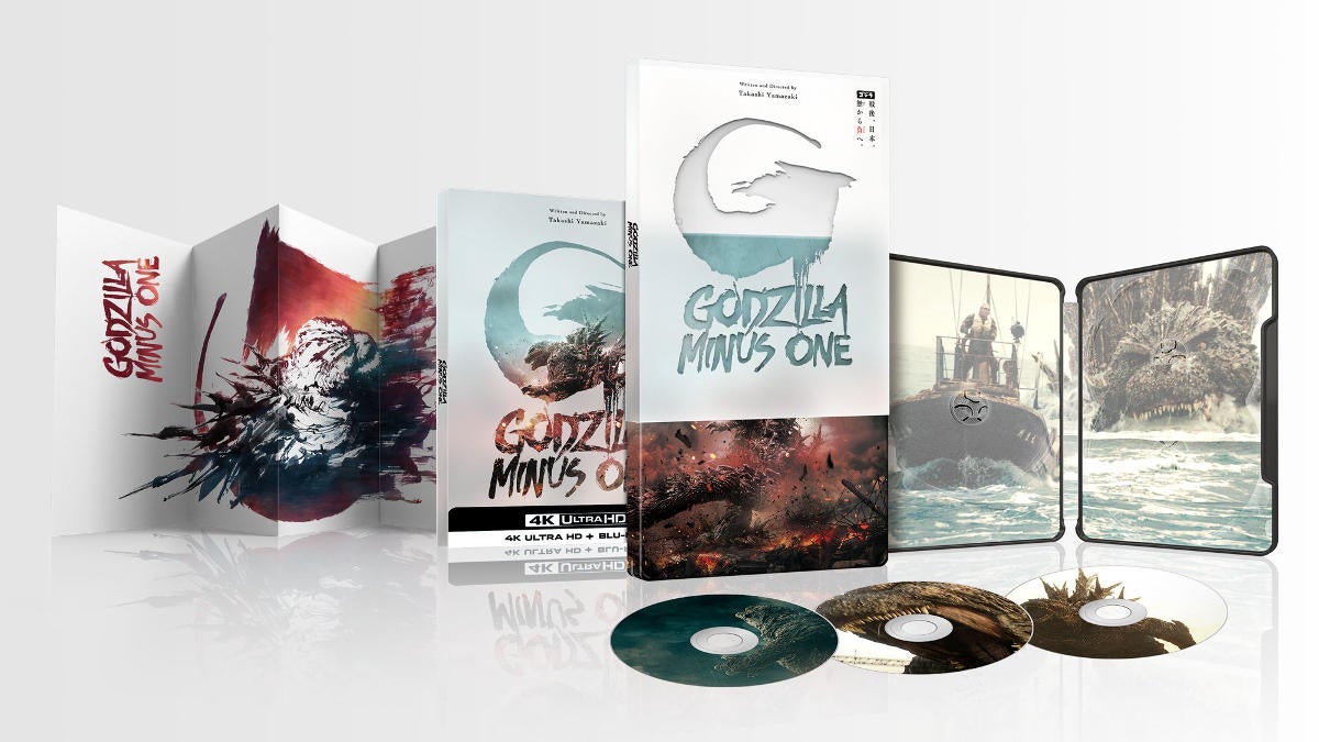 Ограниченное издание Godzilla Minus One SteelBook 4K Blu-ray снова в наличии