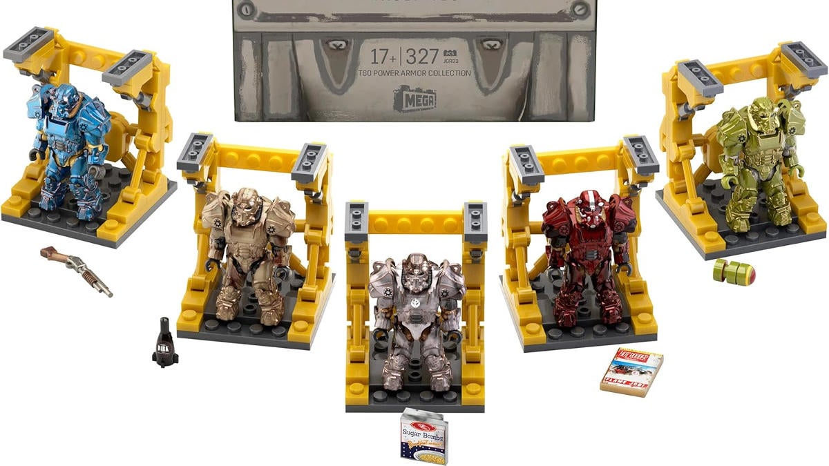 В коллекцию Mega Bloks Fallout T-60 Power Armor входят 5 фигурок