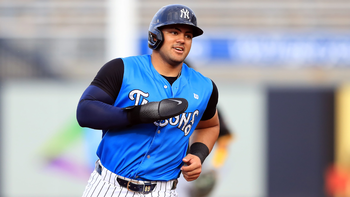 Yankees GM explains why a Jasson Domínguez call-up is unlikely: 'There's currently no lane for us'