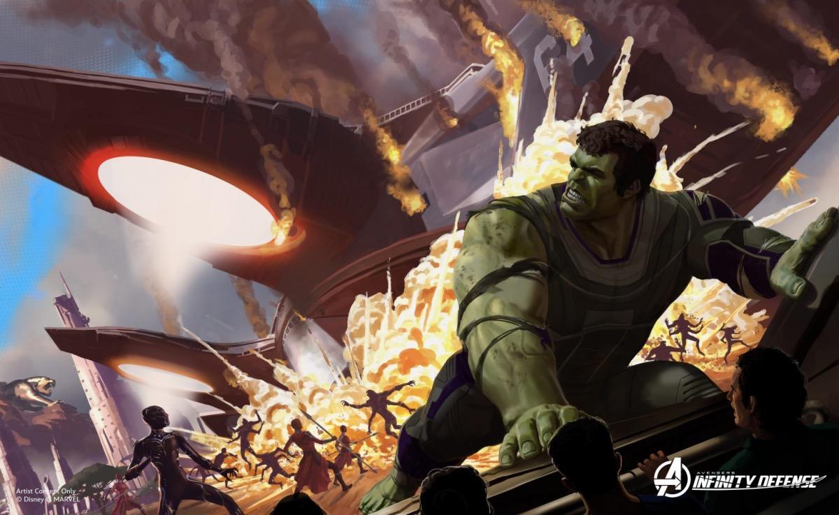 New Marvel Avengers: Infinity Defense Ride Announced for Disneyland