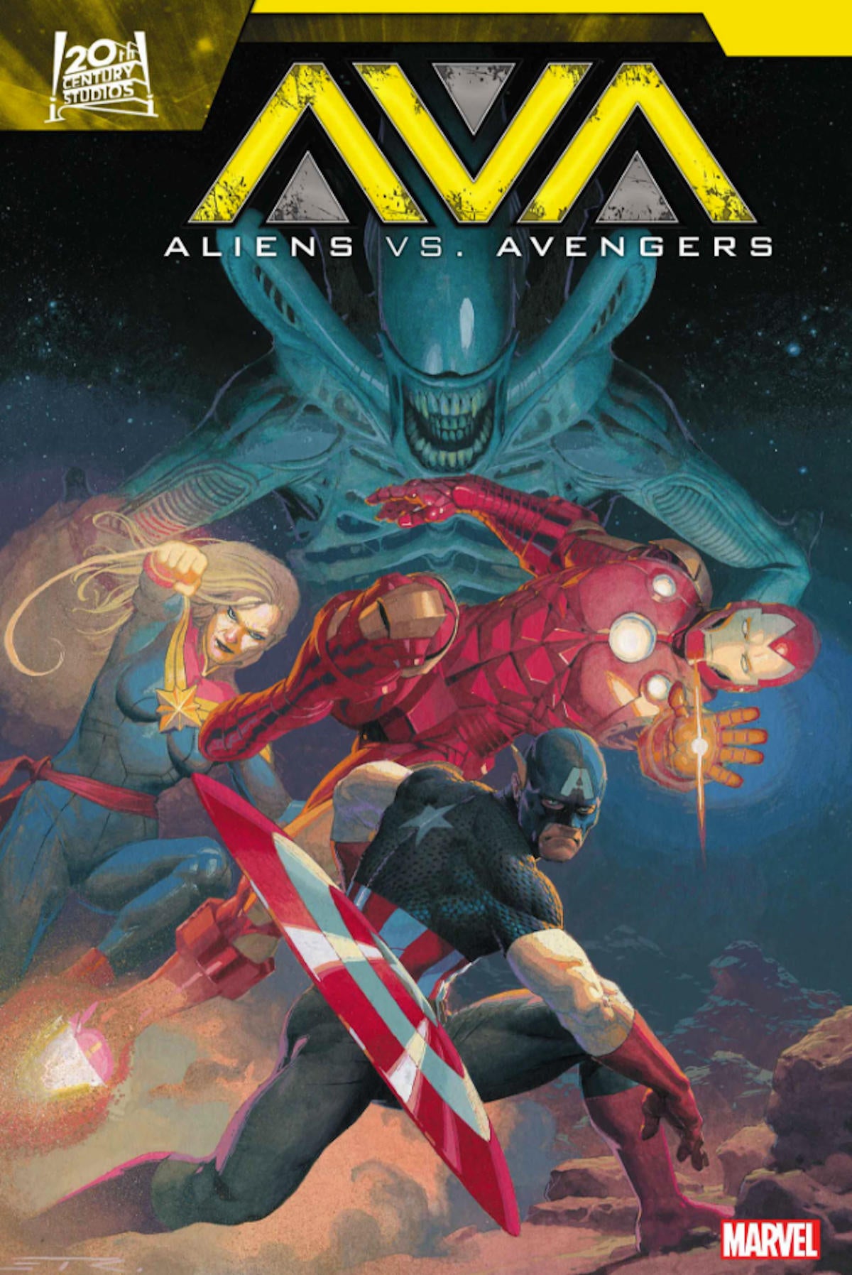 Aliens vs Avengers Preview Reveals Hulk Fighting a Xenomorph