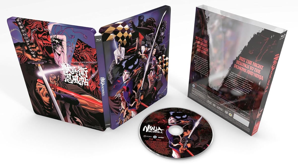 Ninja Scroll Limited Edition Steelbook Blu-ray получает огромную скидку в дни больших сделок