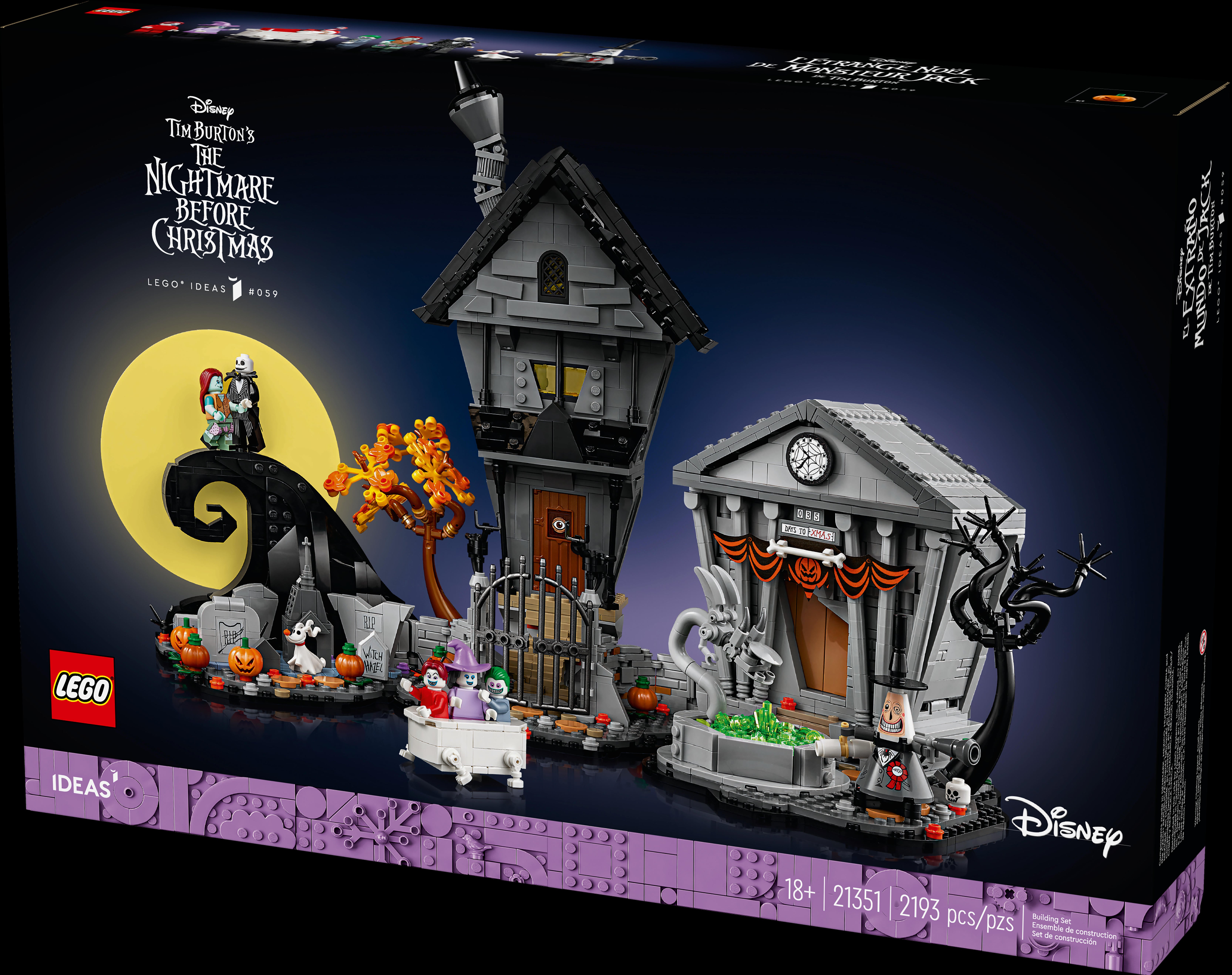 LEGO Ideas The Nightmare Before Christmas Set Officially Drops In September