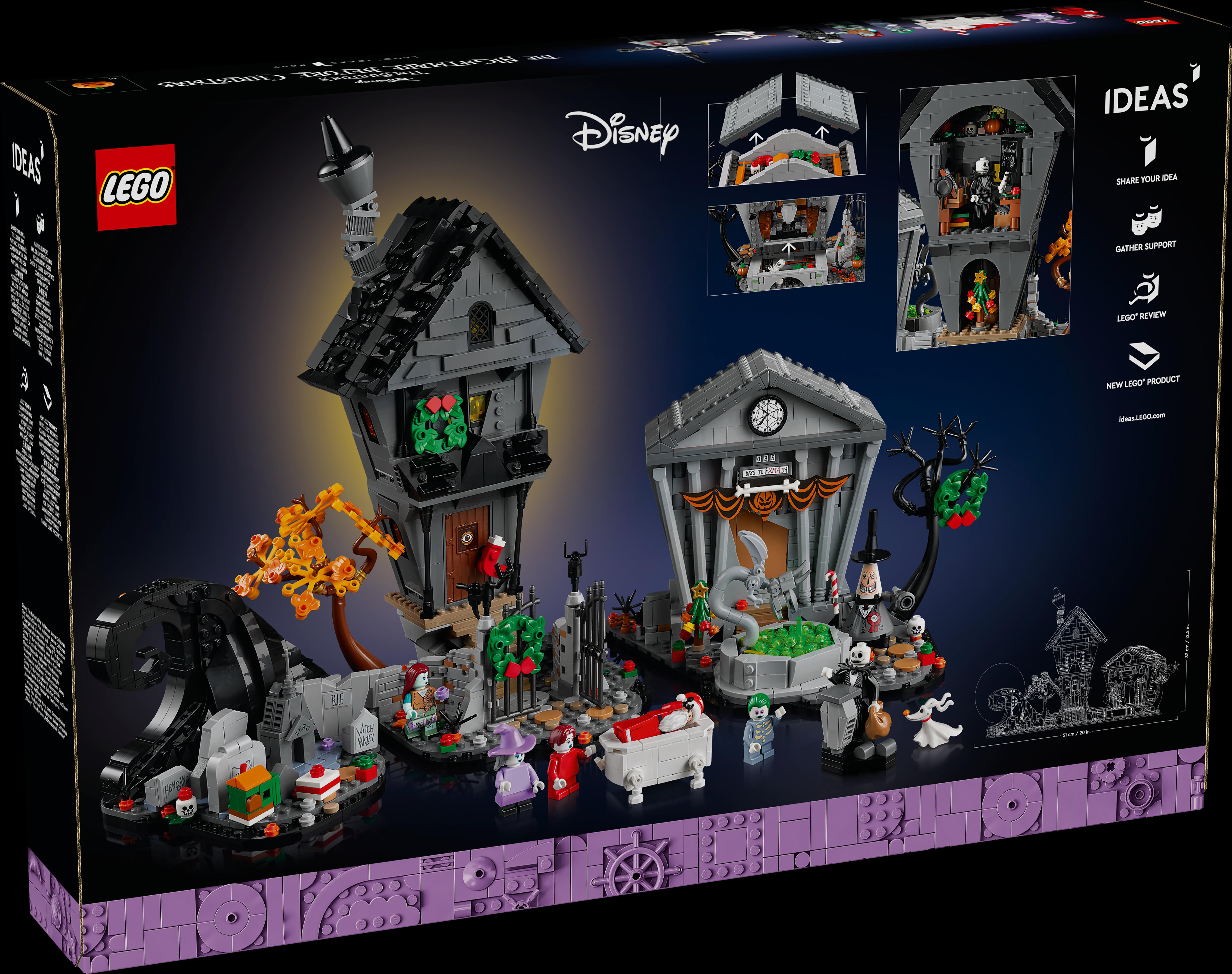 LEGO Ideas The Nightmare Before Christmas Set Officially Drops In September