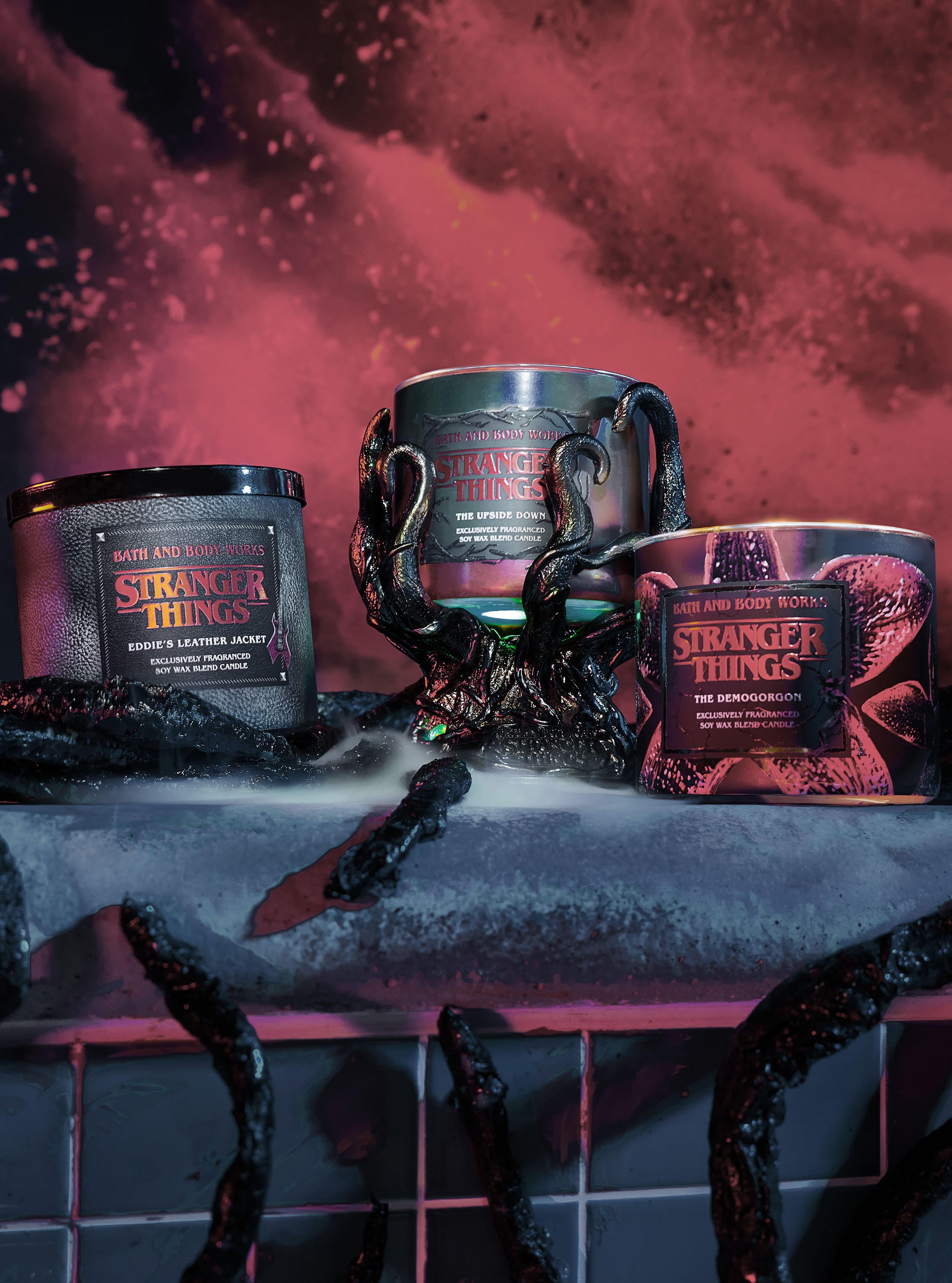 Stranger Things Collection at Bath & Body Works Expands With New Scents, Pedestals, and More