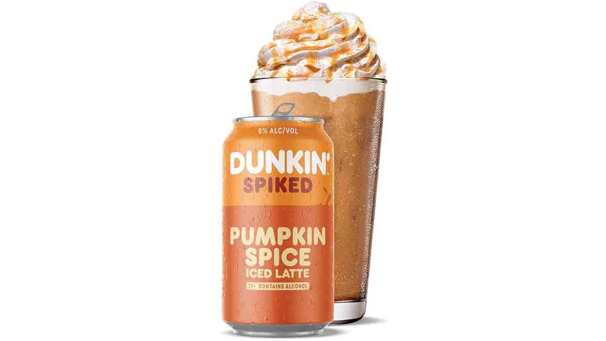 Dunkin' Introduces Spiked Pumpkin Spiced Iced Latte