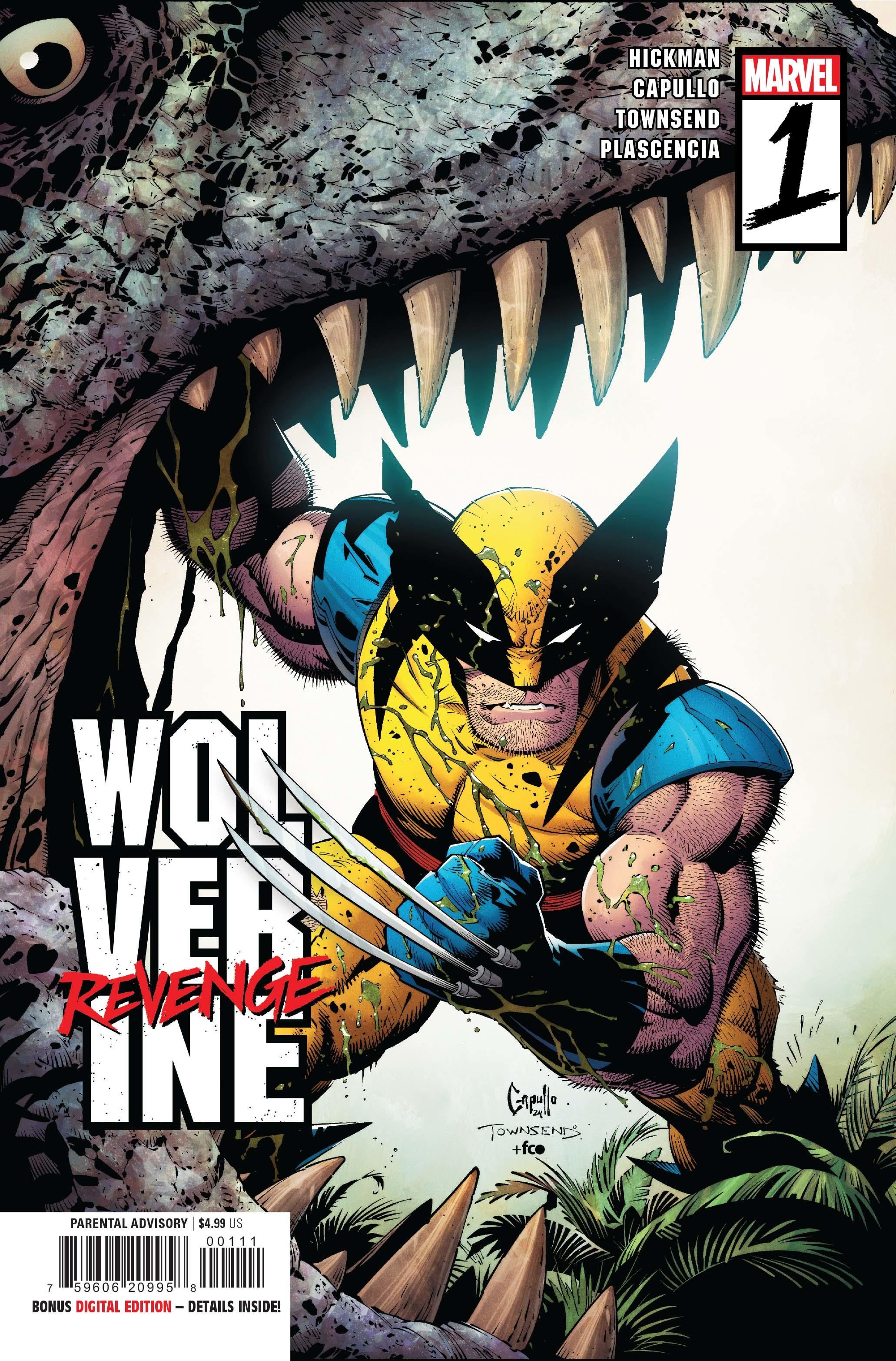 Marvel Previews Wolverine: Revenge by Jonathan Hickman and Greg Capullo (Exclusive)