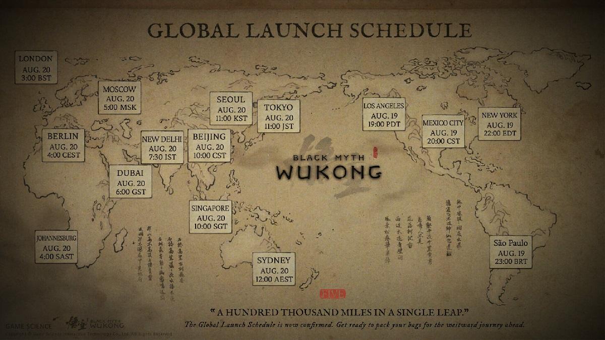 Black Myth: Wukong Release Schedule Confirms What Time the Game Comes Out