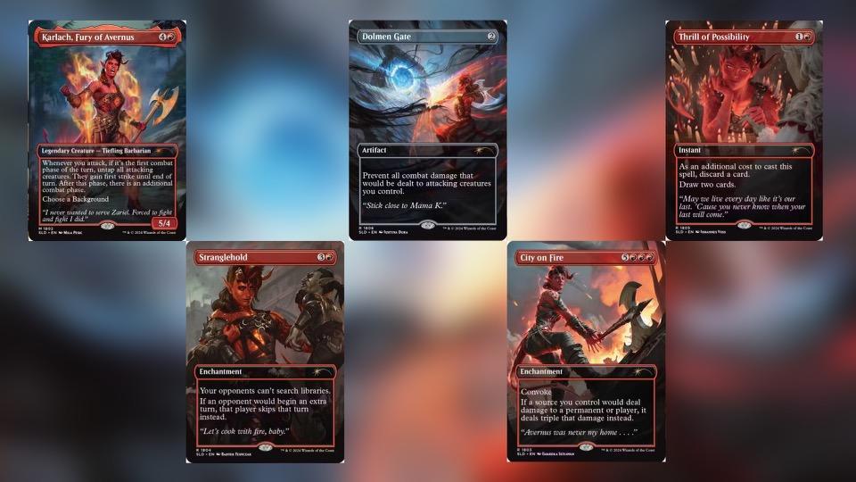 Karlach's Rage Magic: The Gathering - Secret Lair Cards Revealed