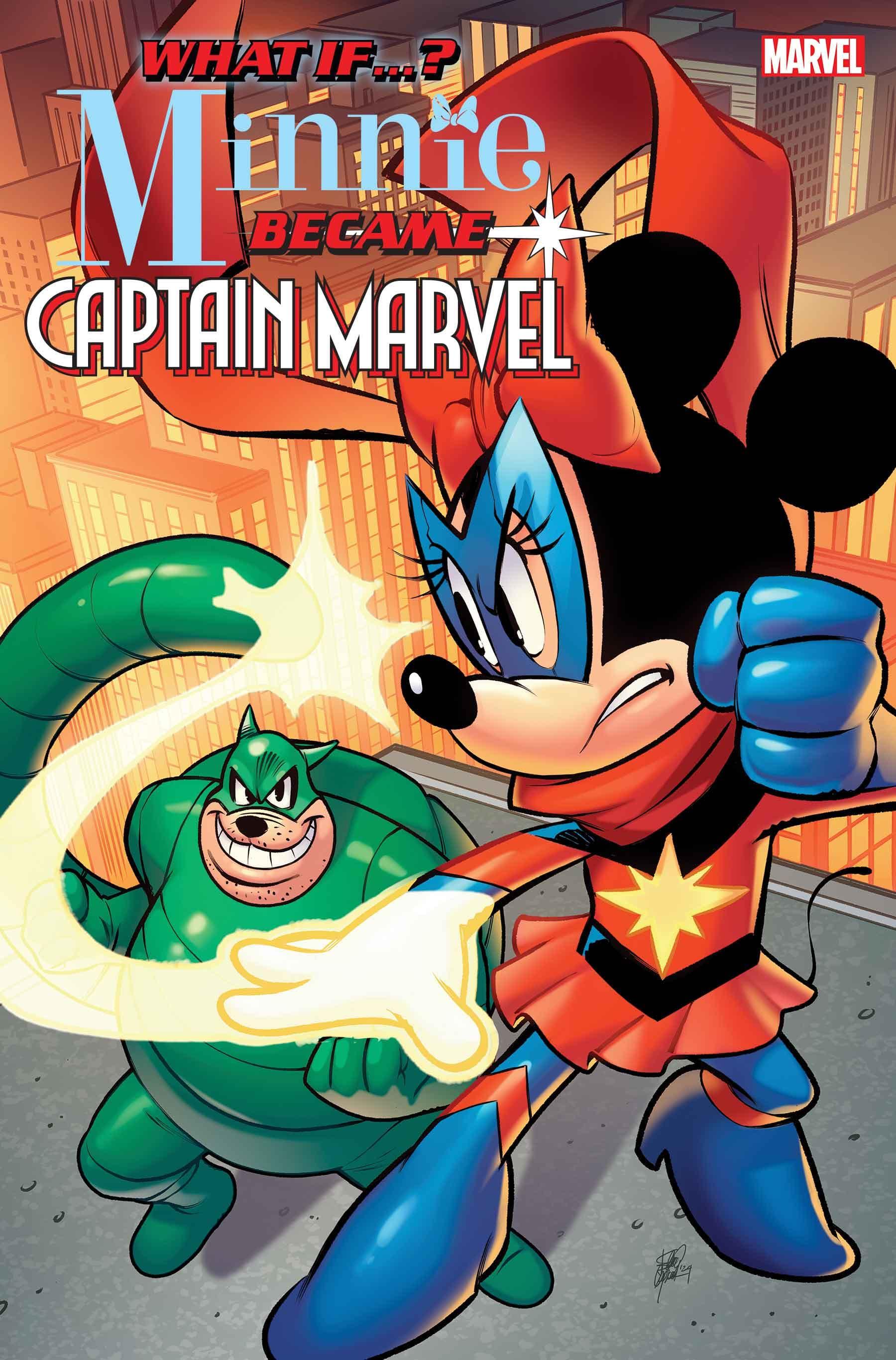 Disney/Marvel Mashup Comic Asks: What if Minnie Mouse Became Captain Marvel?