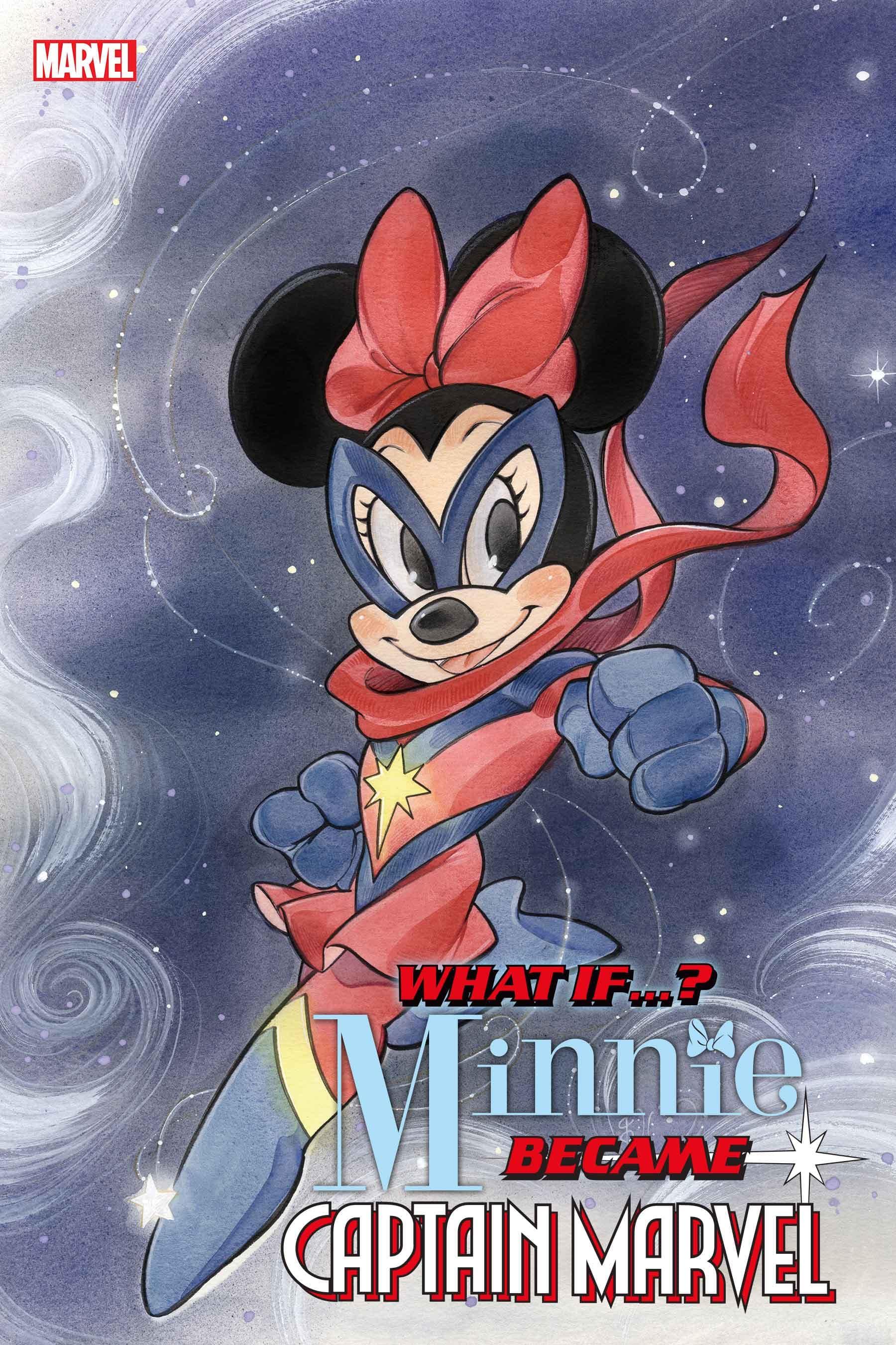 Disney/Marvel Mashup Comic Asks: What if Minnie Mouse Became Captain Marvel?