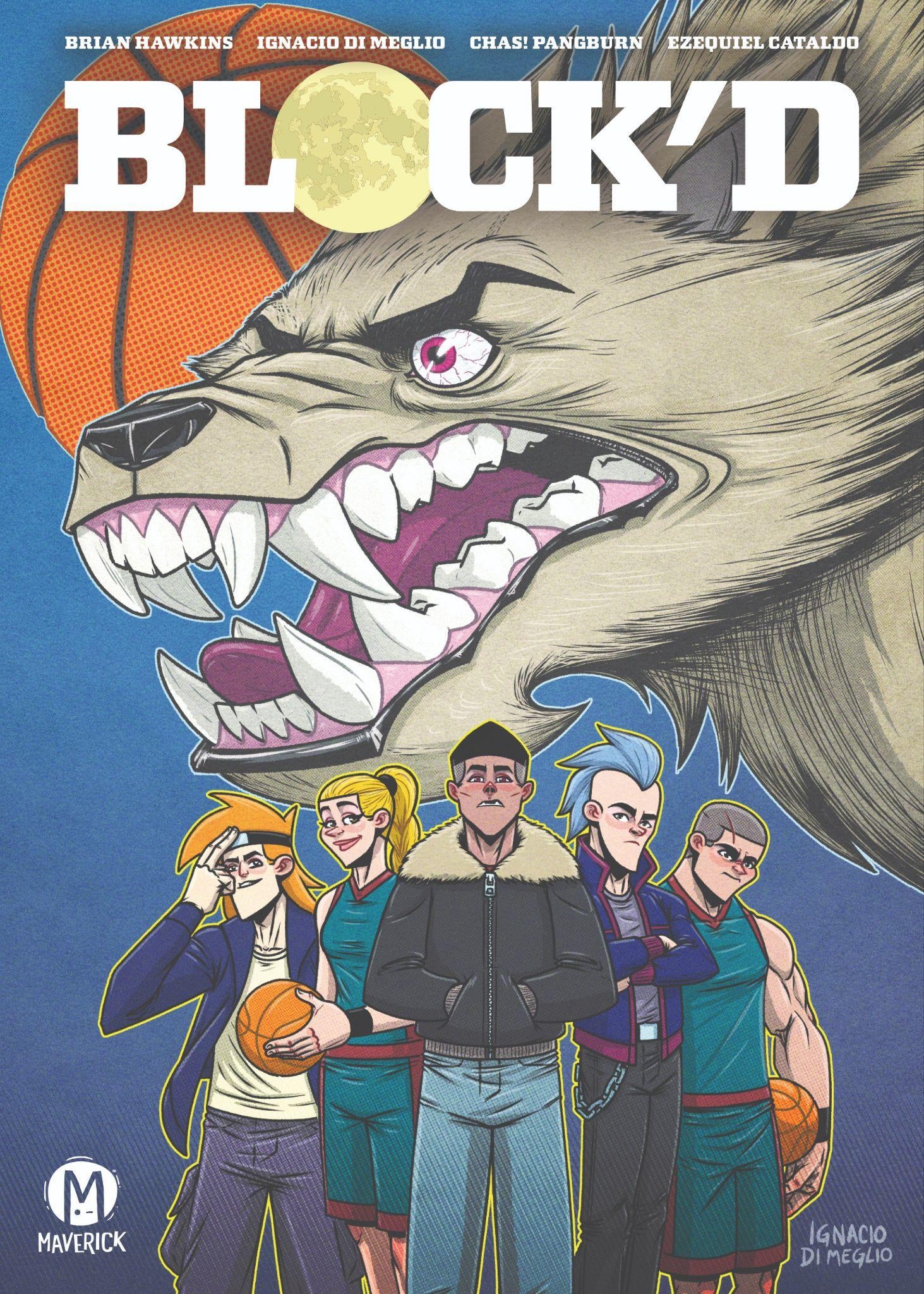 Maverick Reveals First Look Preview of Werewolf Meets Basketball Graphic Novel Block'D (Exclusive)