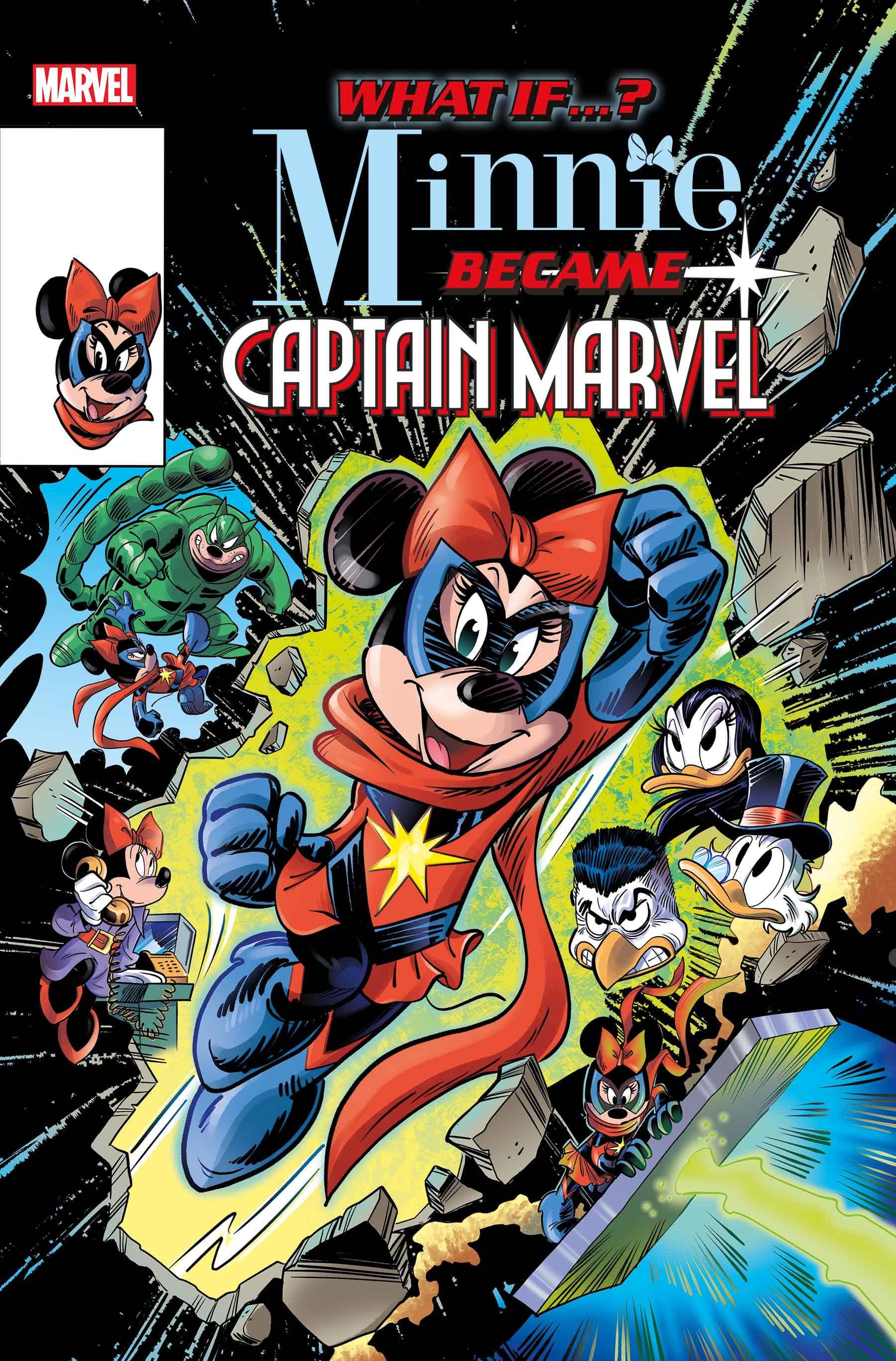 Disney/Marvel Mashup Comic Asks: What if Minnie Mouse Became Captain Marvel?