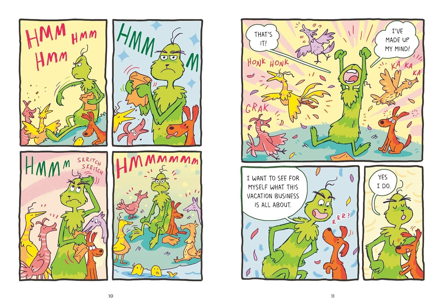 The Grinch Goes on Vacation in New Dr. Seuss Graphic Novel