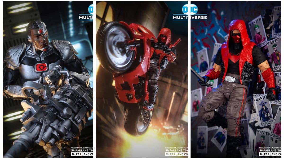 New McFarlane Toys DC Multiverse Pre-Orders: Red Hood With Motorcycle and Cyborg