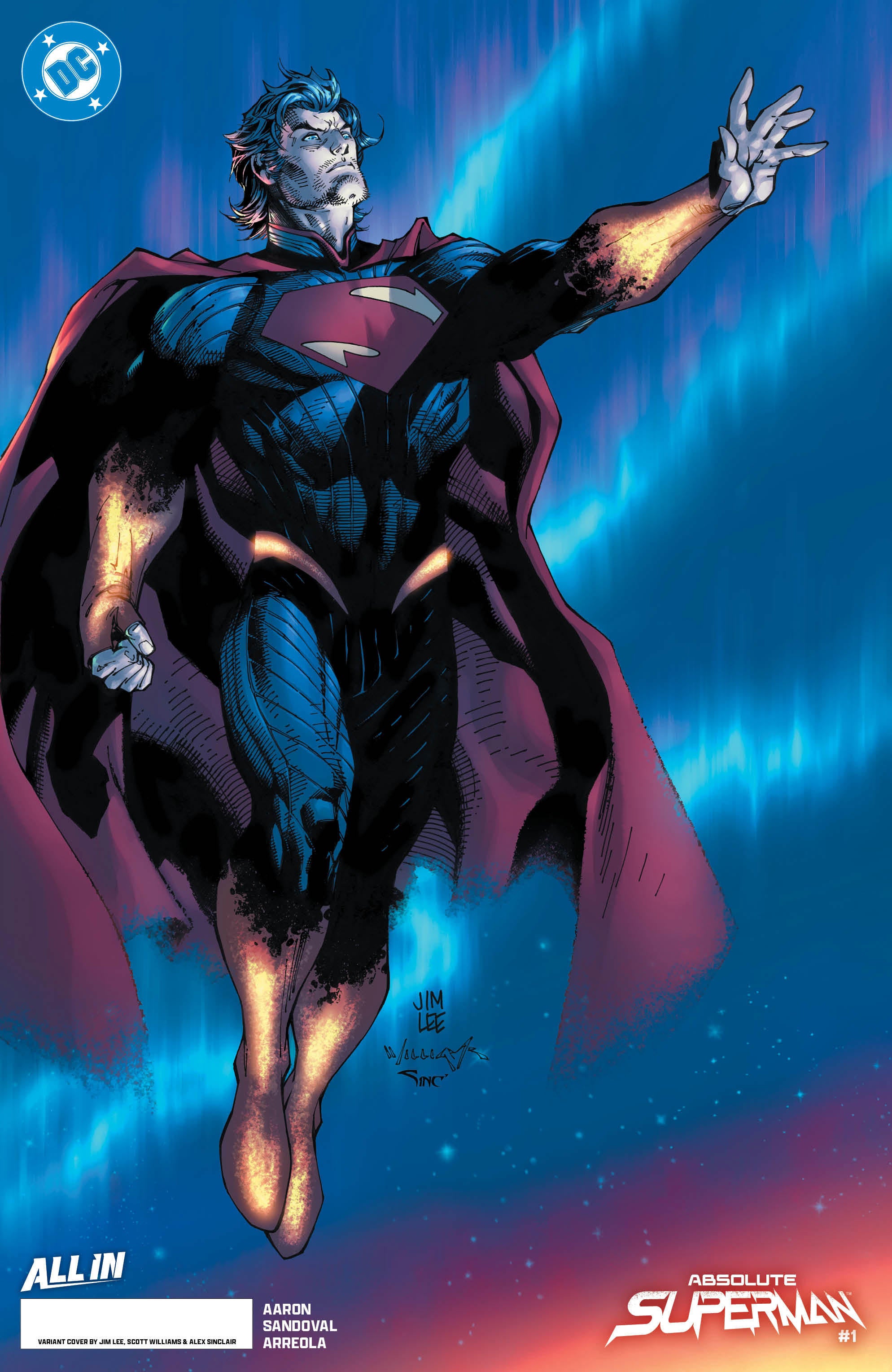 DC Reveals Absolute Superman, Batman, Wonder Woman Variant Covers