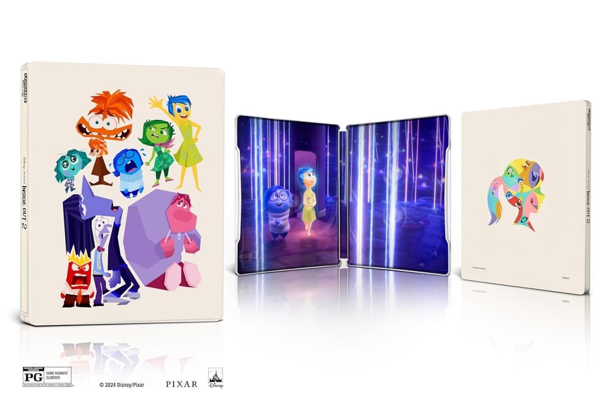 Inside Out 2 4K Steelbook и дата выхода Blu-ray, особенности