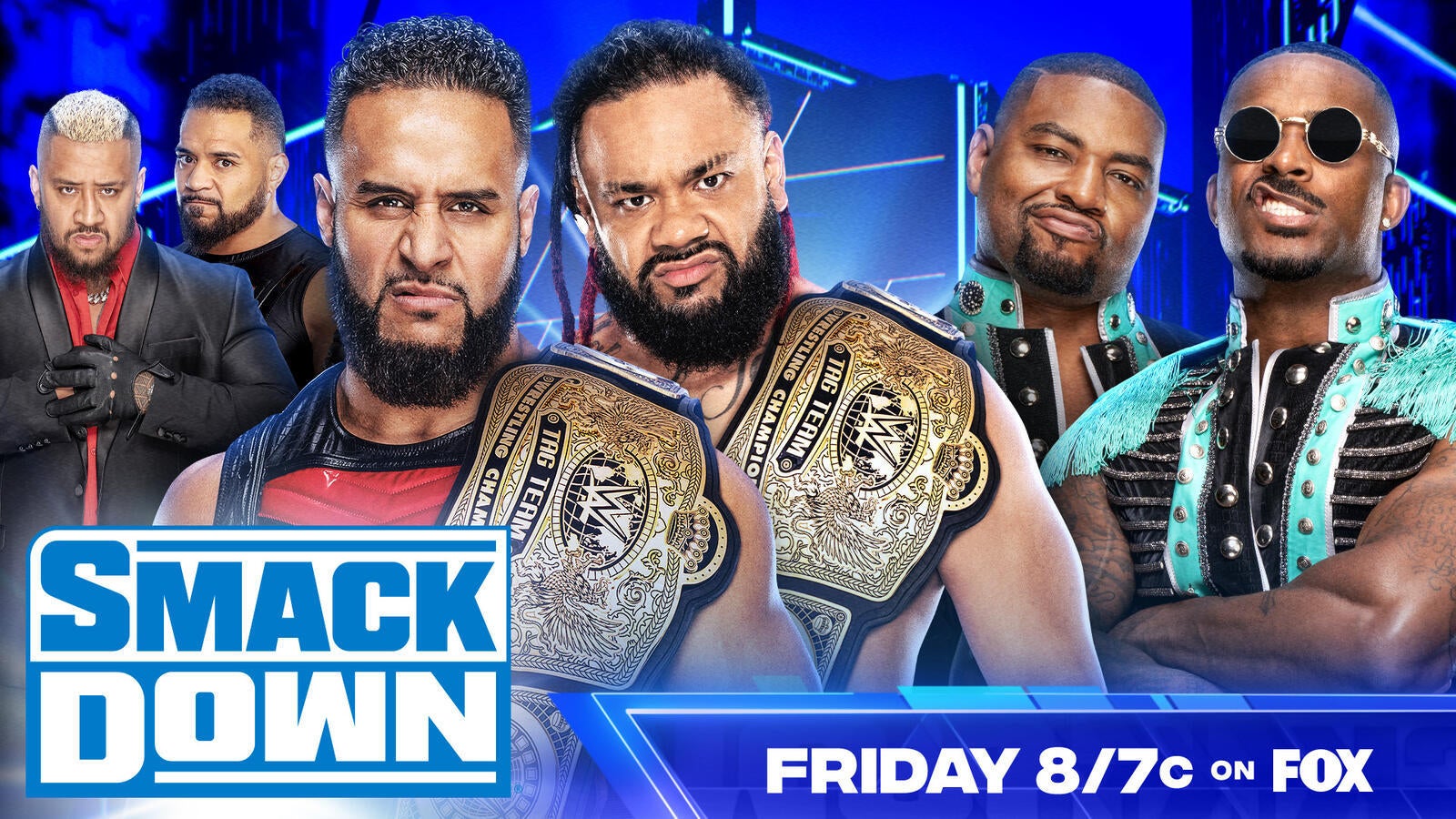 WWE's The Bloodline Makes a Change and Retains Tag Team Titles on SmackDown