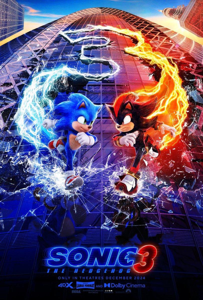 Sonic the Hedgehog 3 Poster Teases Showdown With Shadow