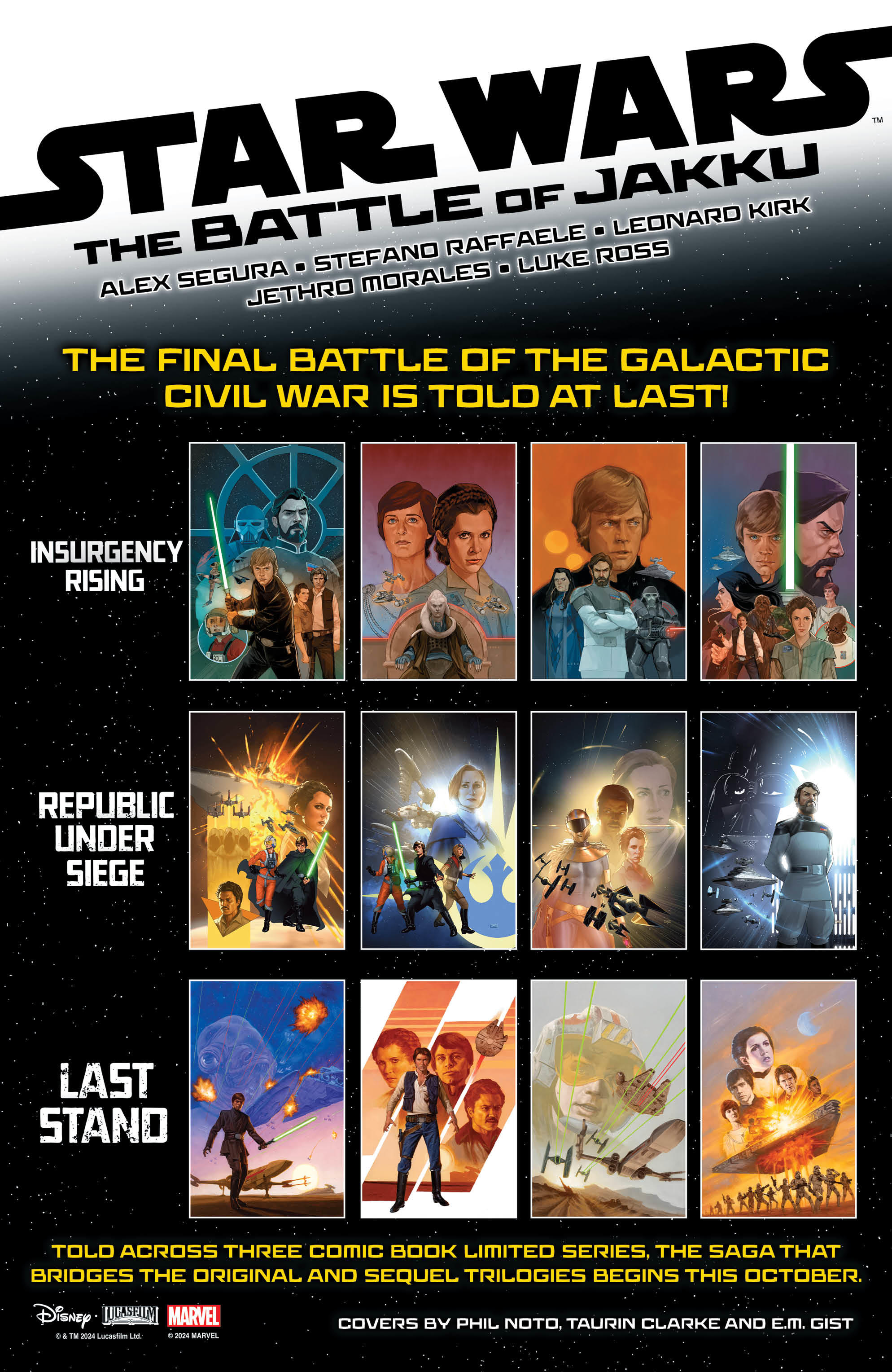 Star Wars: The Battle of Jakku Reveals All 12 Covers