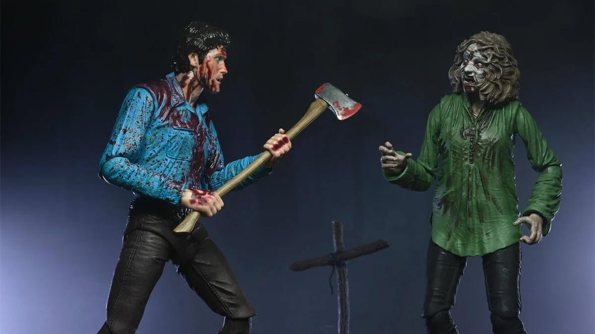 Evil Dead NECA 2-Pack Includes Bloody Ash and Deadite Cheryl Figures