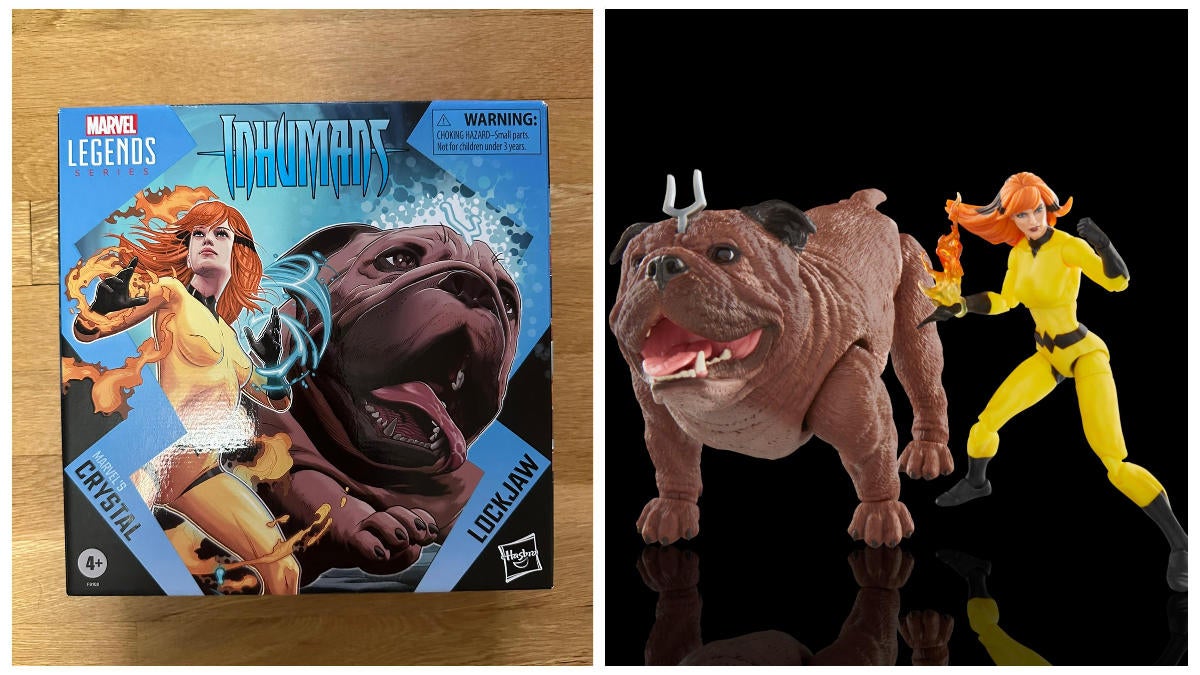 Marvel Legends Inhumans Crystal and Lockjaw 2-Pack Pre-Orders Are About To Drop