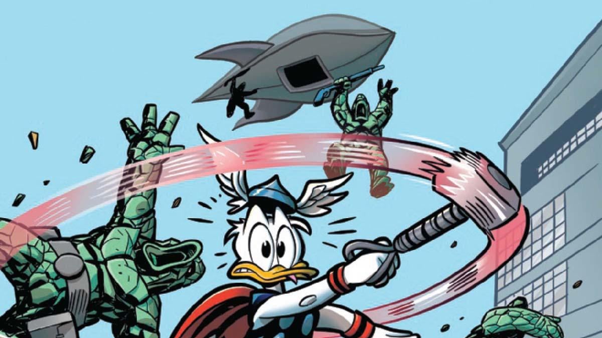 Donald Duck Is Worthy of Thor's Hammer In New Marvel Preview