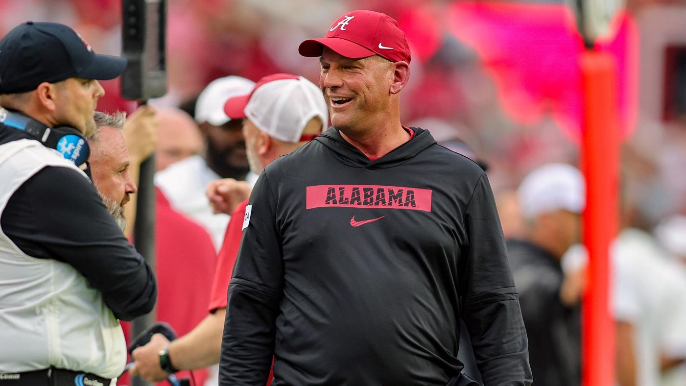 WATCH: Kalen DeBoer, Alabama fulfill 10-year-old fan's dream with touchdown at practice before season opener