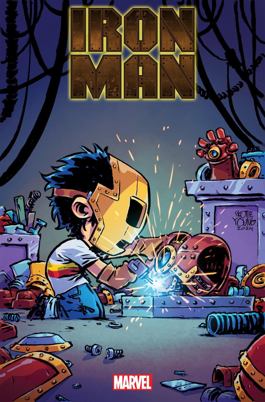 Marvel's Iron Man #1 Variant Covers Showcase Tony Stark's Improvised Iron Man Armor