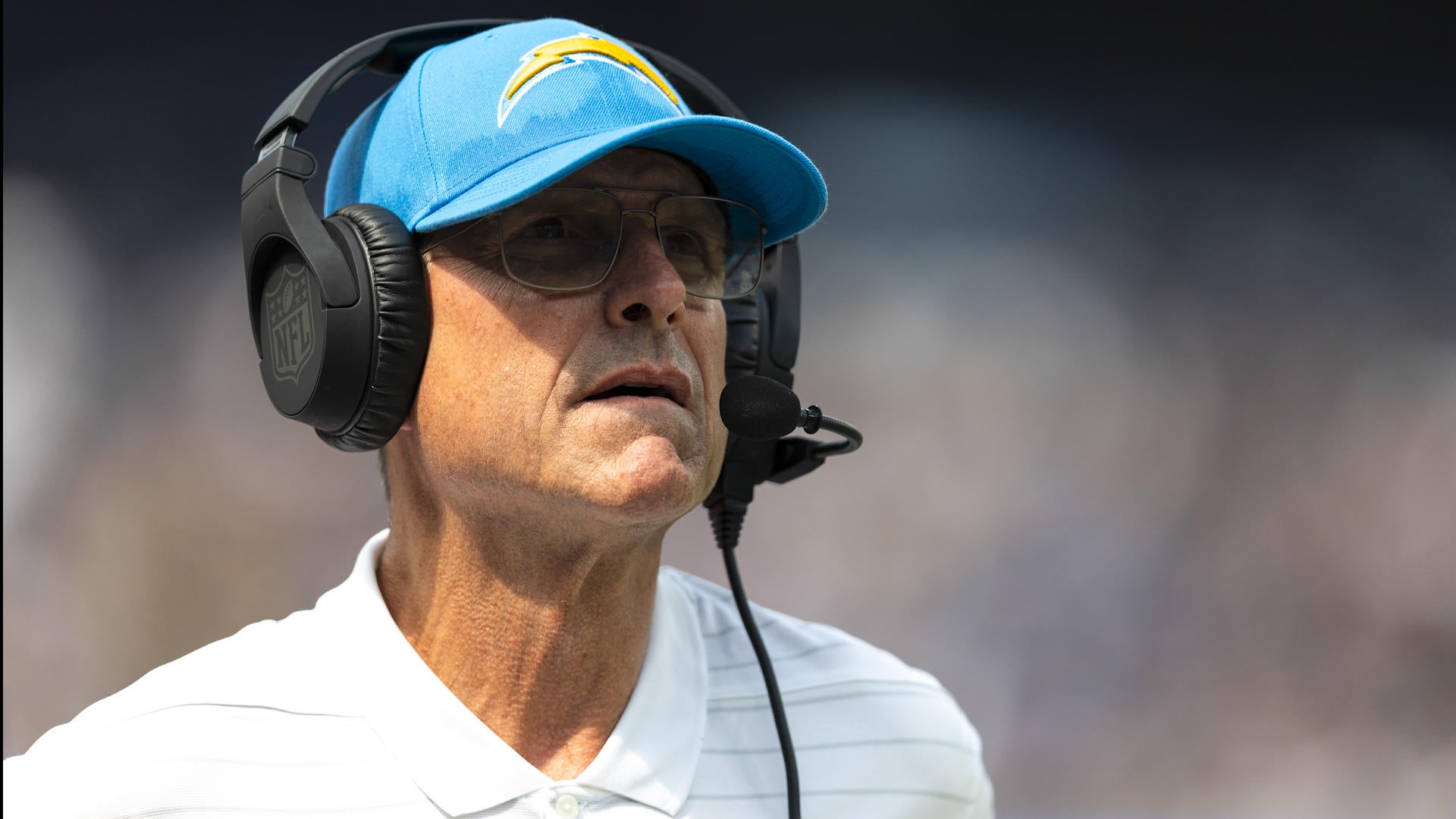 Chargers' Jim Harbaugh has heart monitor removed weeks after heartbeat issue forced his game-day exit