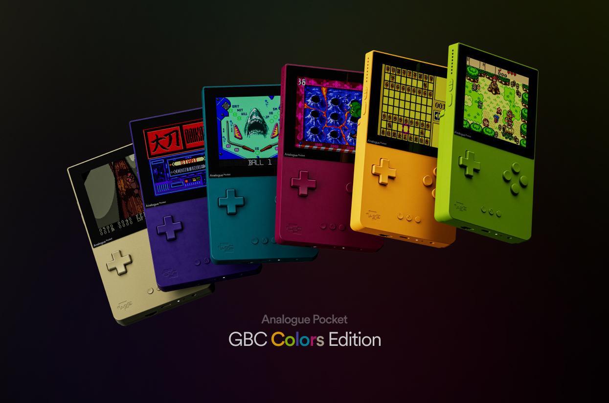 Game Boy Color-Inspired Analogue Pocket Designs Revealed