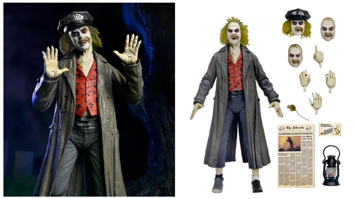 Фигурка Ultimate Beetlejuice 1988 NECA Tour Guide уже в продаже