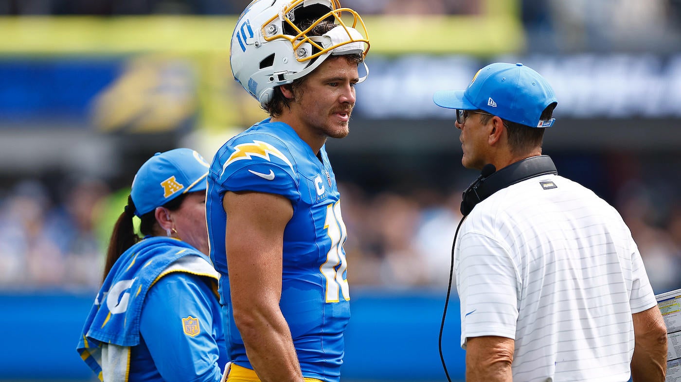 Chargers' Justin Herbert admits he wasn't ready for Jim Harbaugh's unique pregame routine