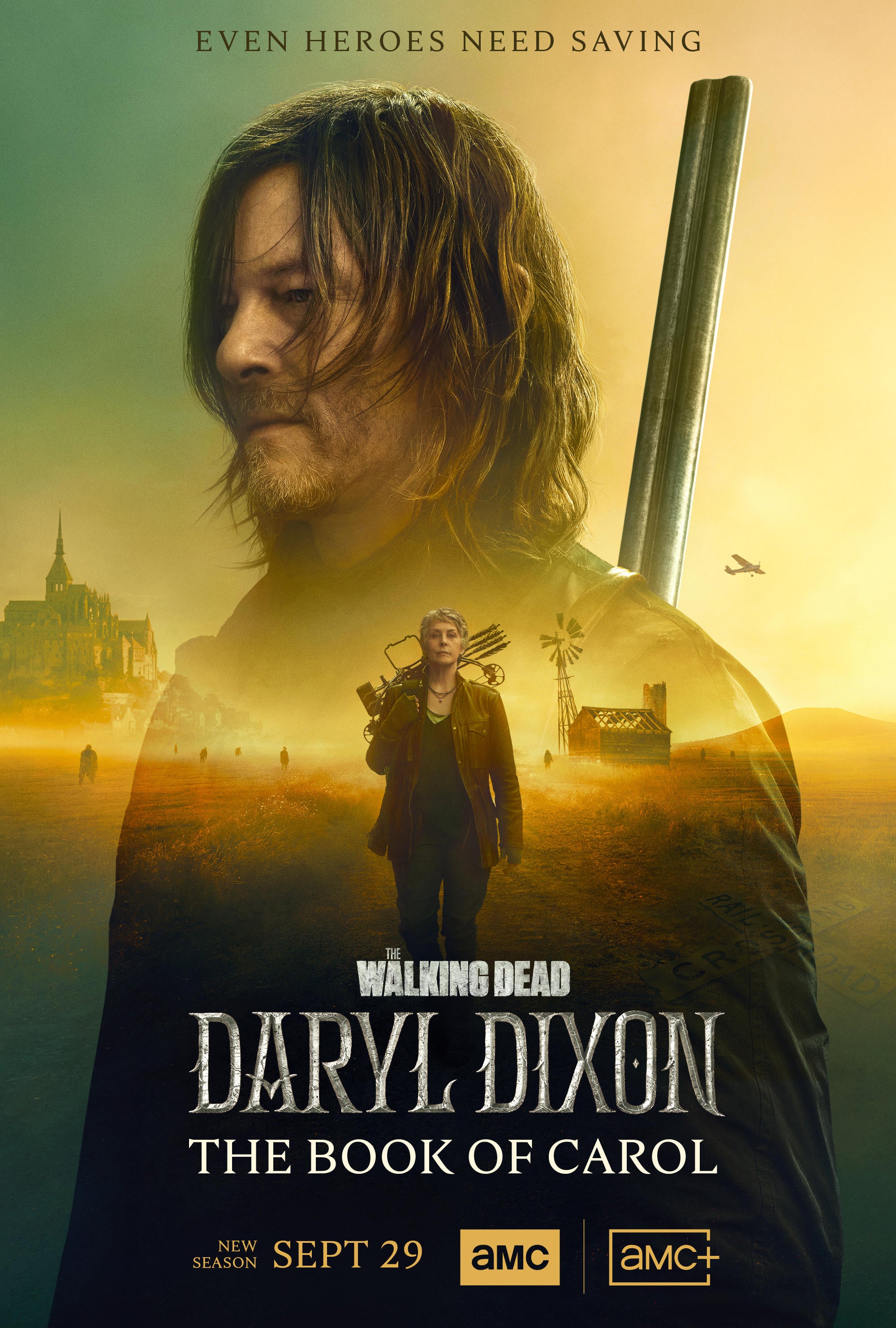 The Walking Dead: Daryl Dixon - The Book of Carol Teaser and Posters Released