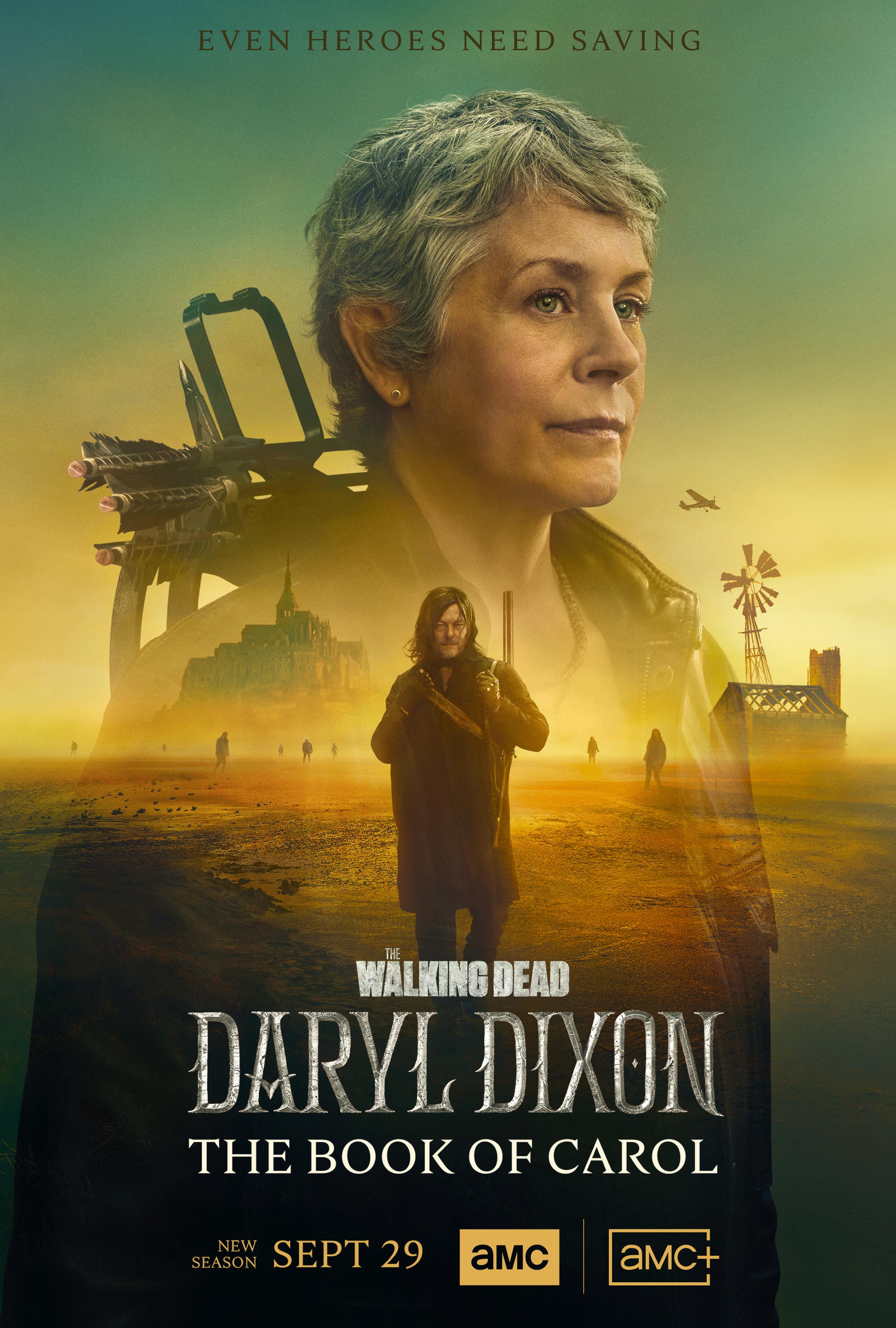 The Walking Dead: Daryl Dixon - The Book of Carol Teaser and Posters Released