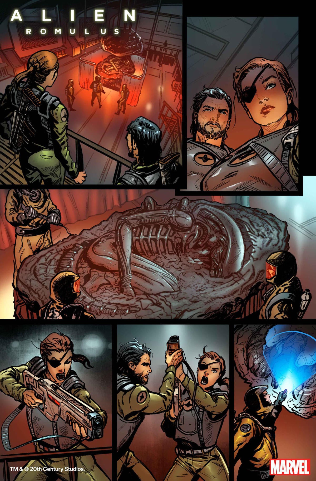 Alien: Romulus Reveals First Look at Its Marvel Prequel Comic