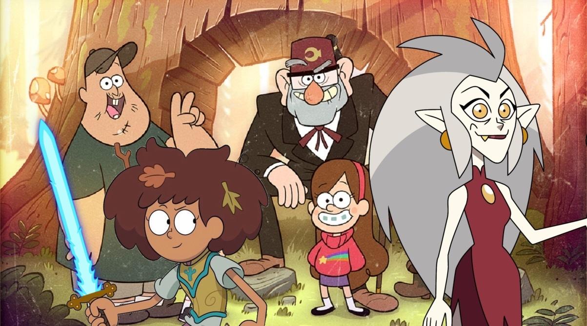 Gravity Falls/Owl House/Amphibia Announce New Crossover