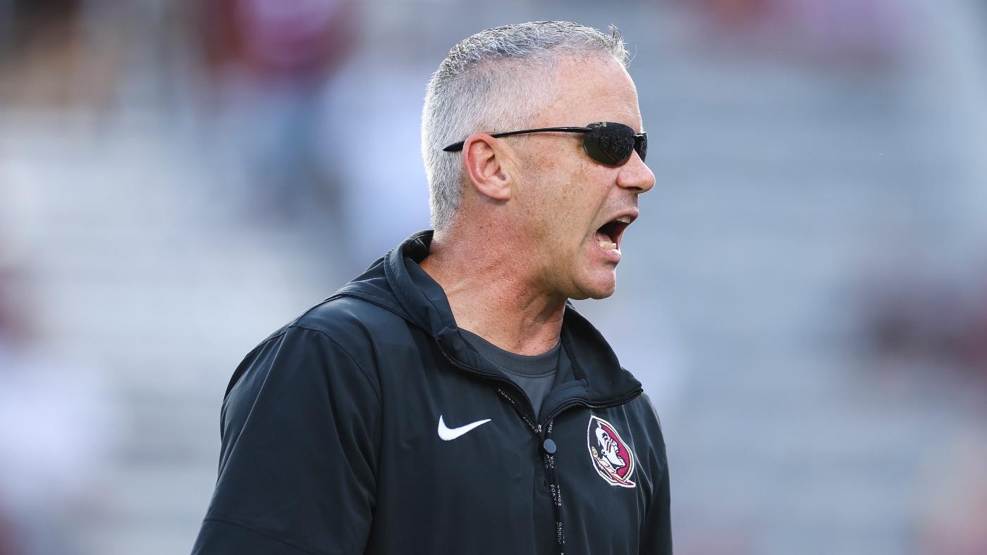 WATCH: Florida State coach Mike Norvell's press conference interrupted by fire alarm following loss to Memphis