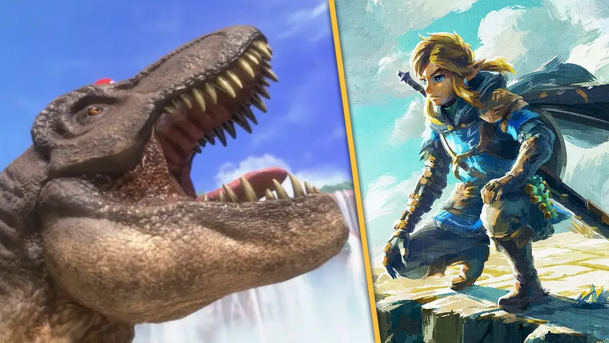 Zelda: Tears of the Kingdom Art Director Says "Cretaceous Period-Like World With Dinosaurs" Inspired the Depths