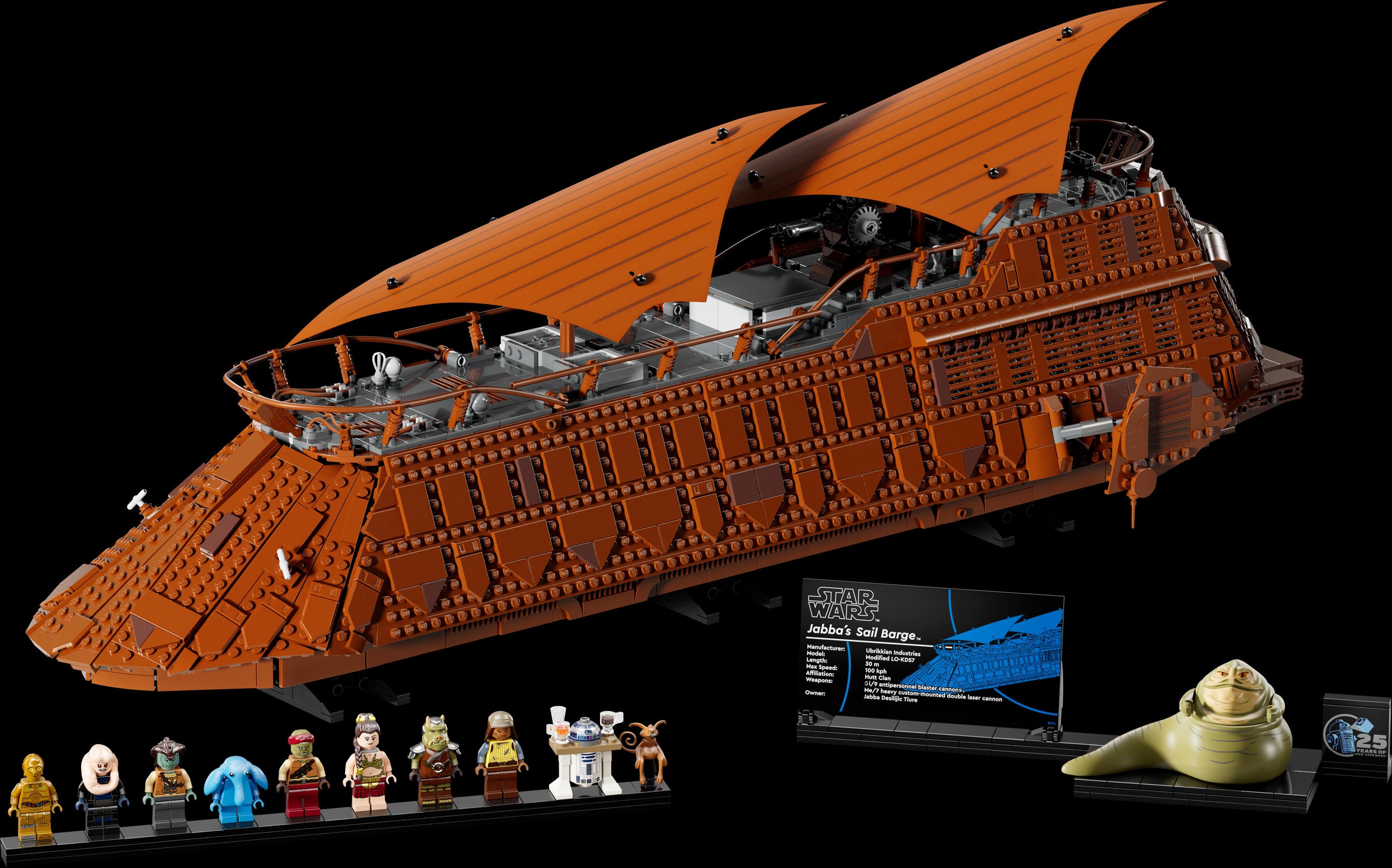 LEGO Star Wars UCS Jabba's Sail Barge Set Launches On October 3rd