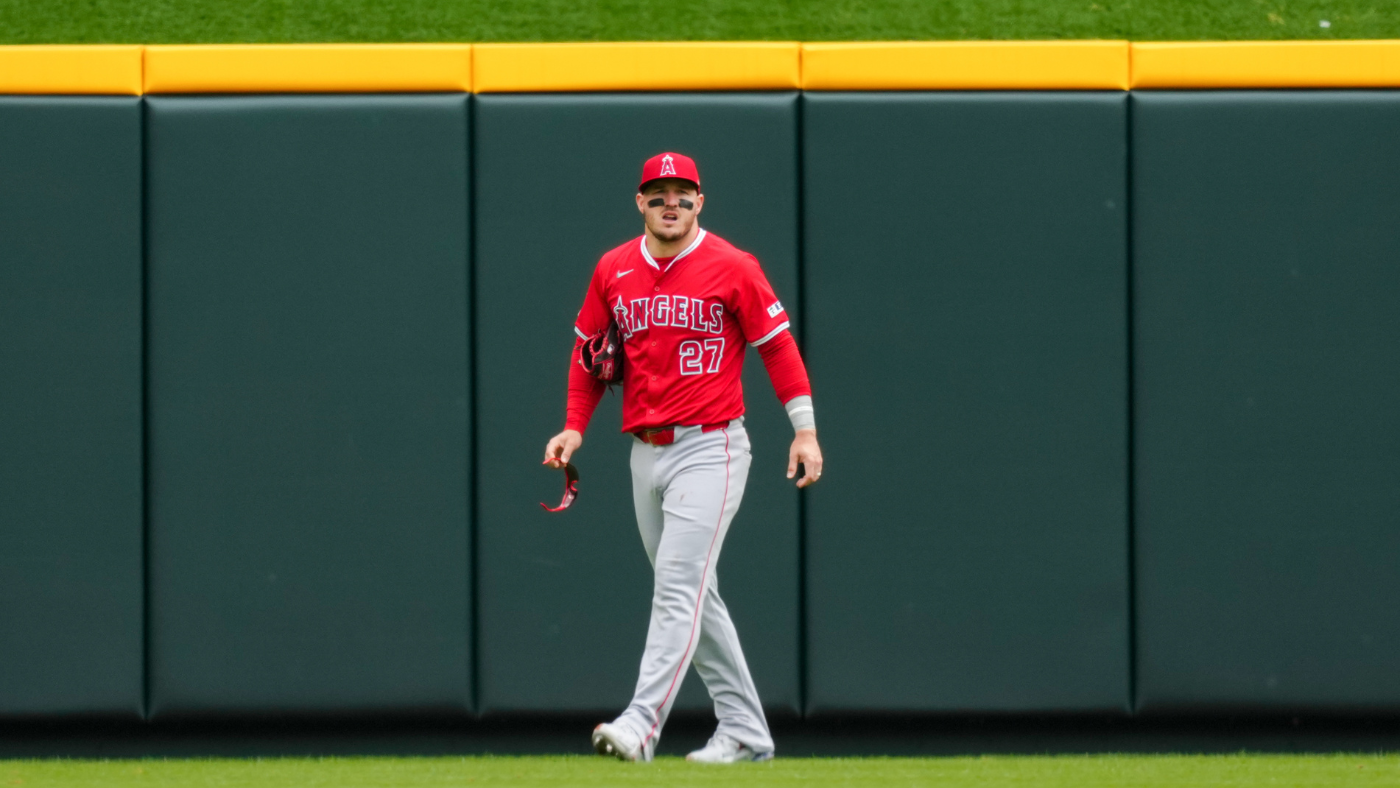 Angels star Mike Trout open to switching positions from center field because of injuries