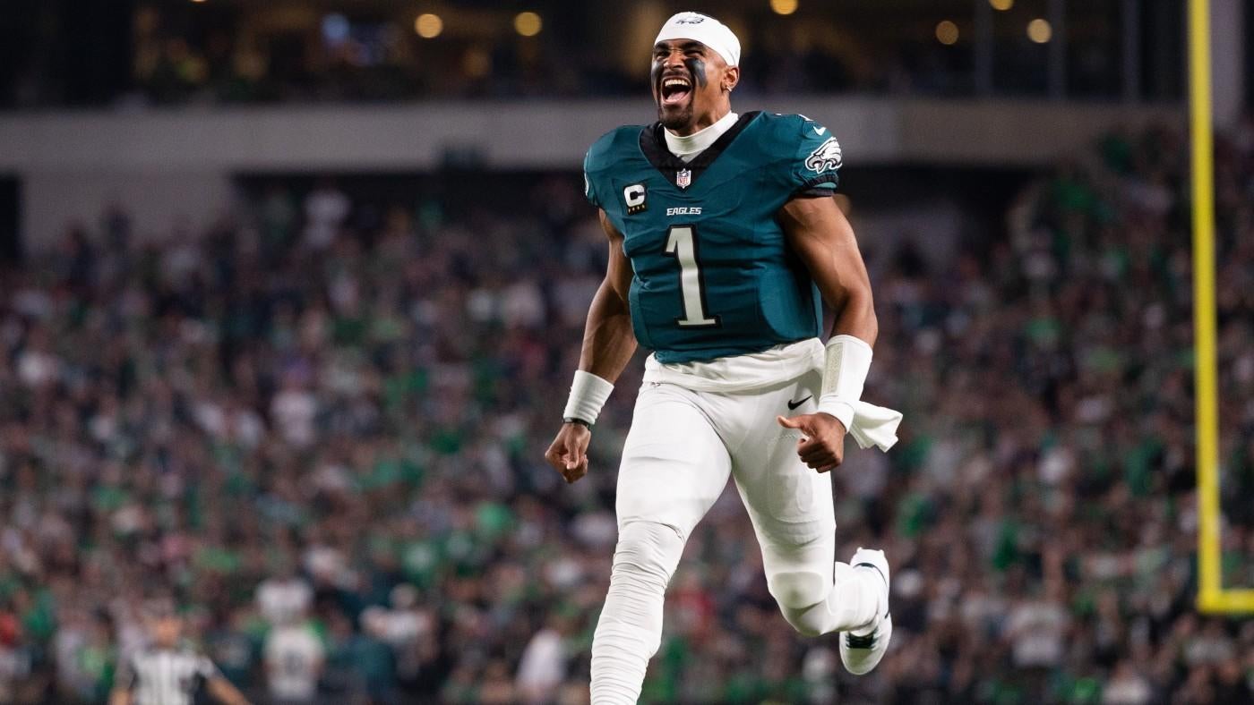 Why Jalen Hurts was penalized for spiking the ball during the Eagles' 'MNF' matchup vs. Falcons