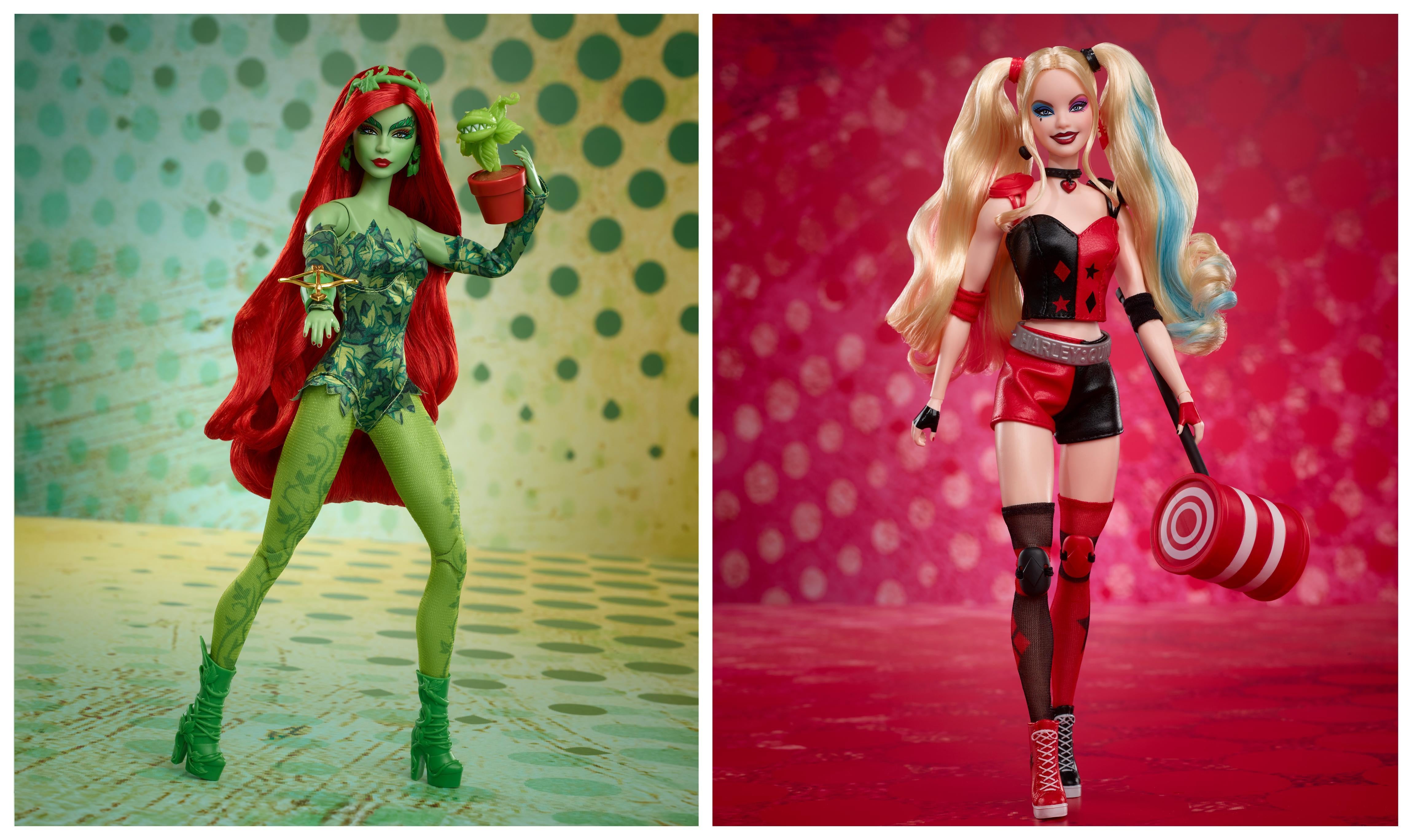 Harley Quinn and Poison Ivy Barbie Dolls Launch For Batman Day 2024